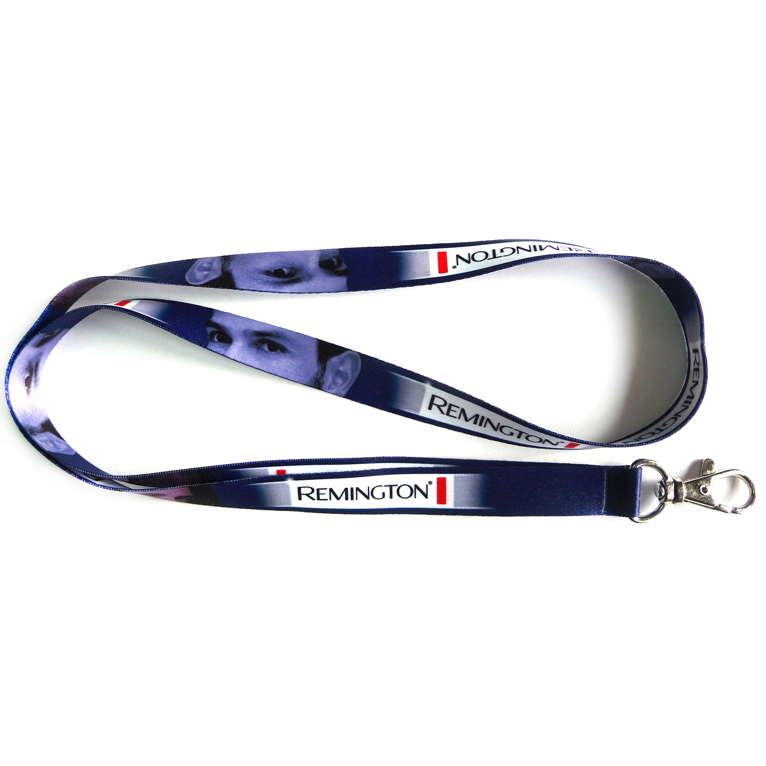 Tour de cou porte-clés - 20 mm | Impression quadri | Mousqueton argenté