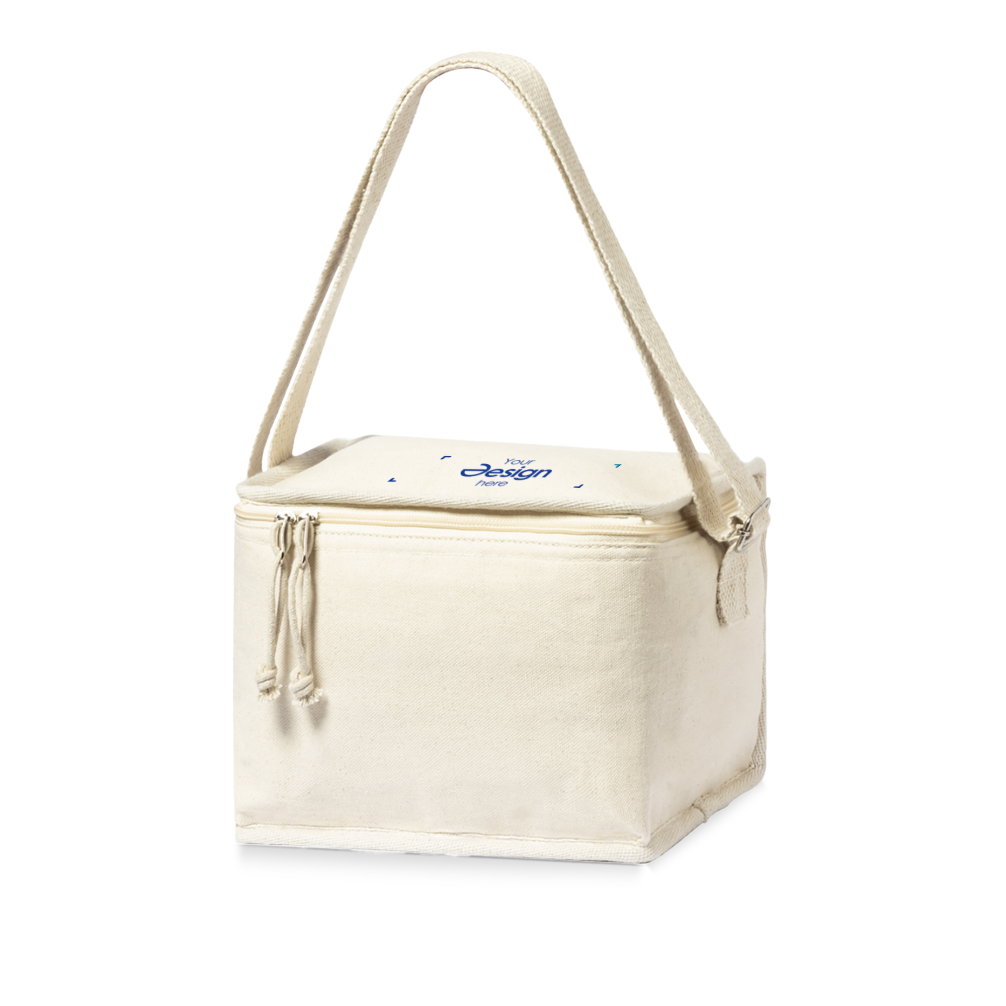 Sac isotherme - Coton | Couche isothermique en aluminium | Impression 1 couleur