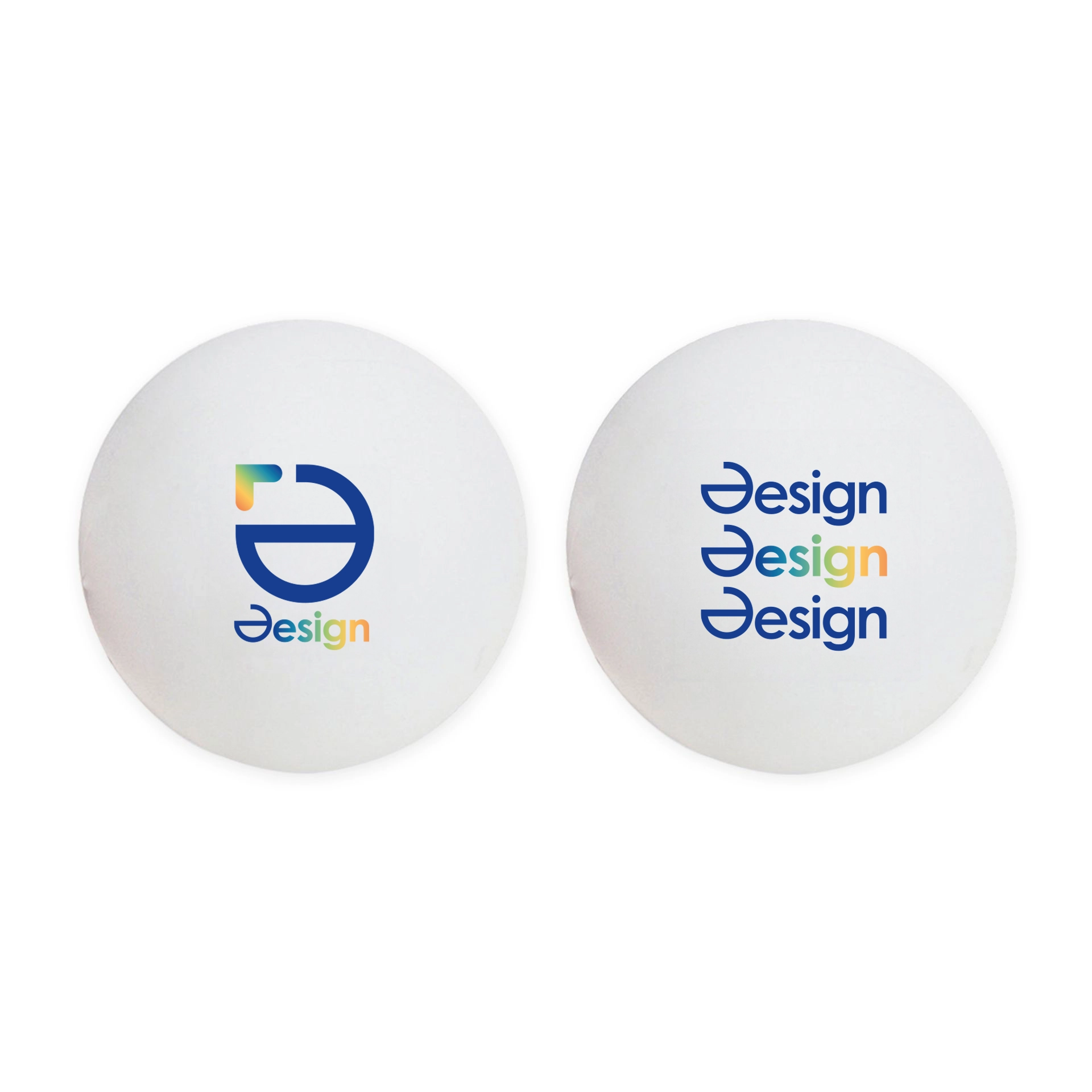 Balles de tennis de table - Luxe | 3 étoiles | 40 mm | Quadrichromie
