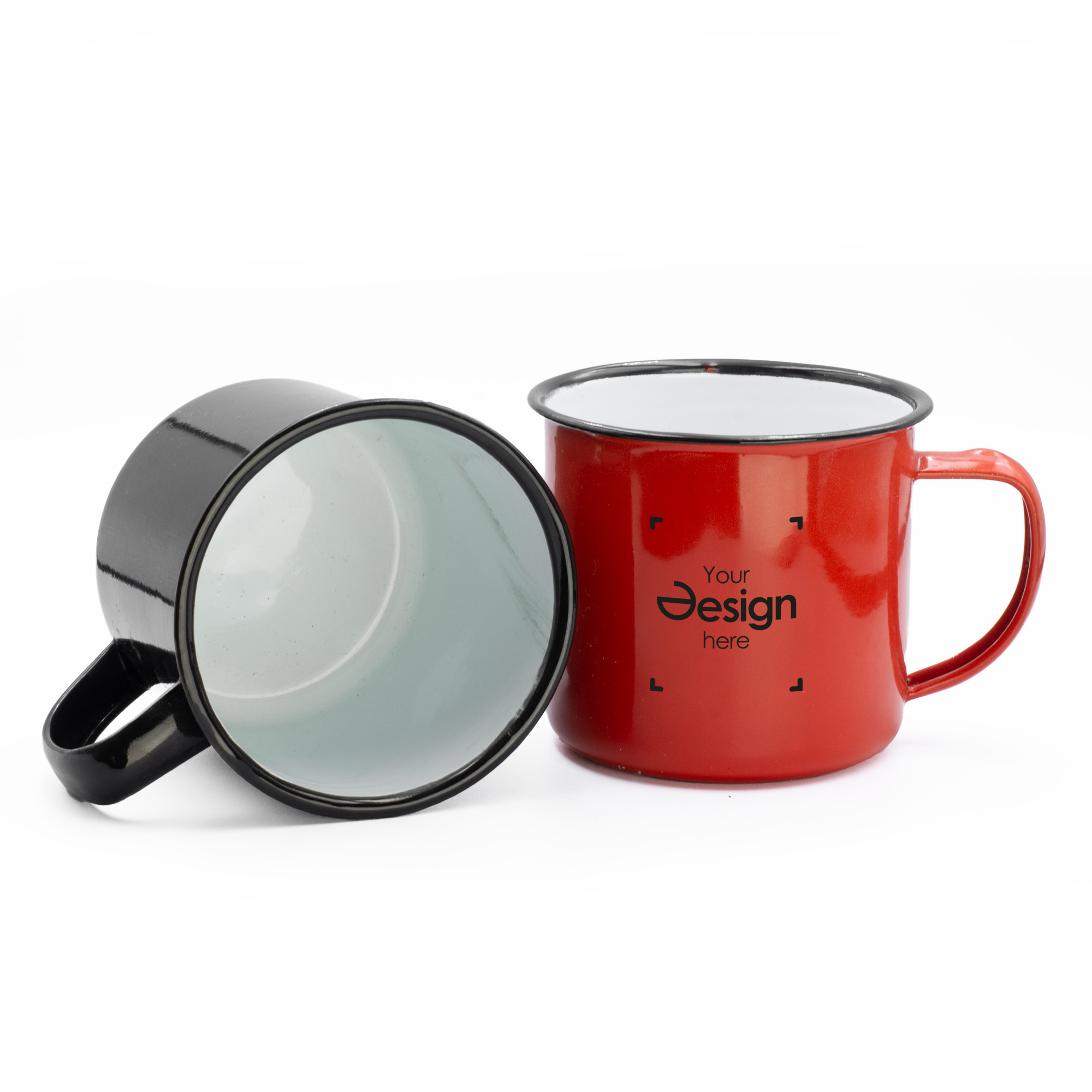 Mug en émail - 350 ml | Design vintage