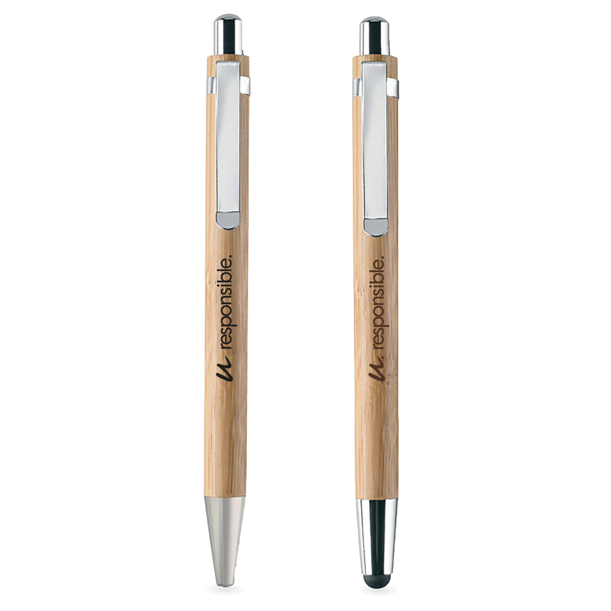 Ensemble | Stylo et crayon | Bambou | Encre noire