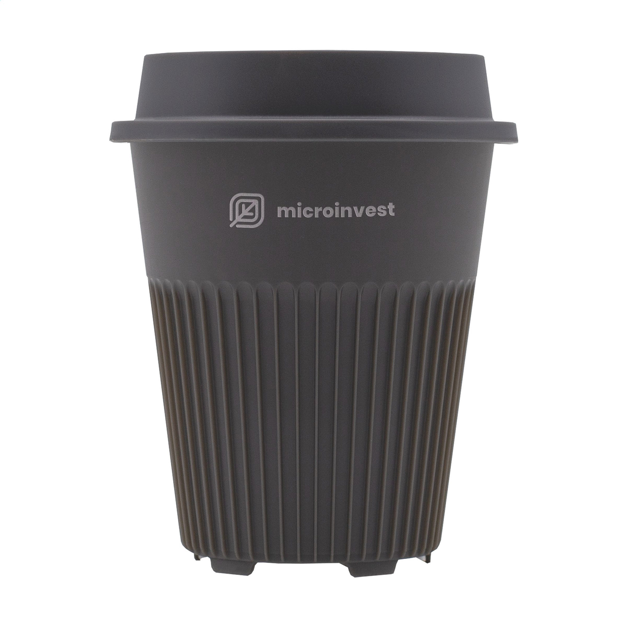 Gobelet Circular&Co® PureCap - 340 ml | Avec couvercle | PP | Gravure au laser | Réutilisable