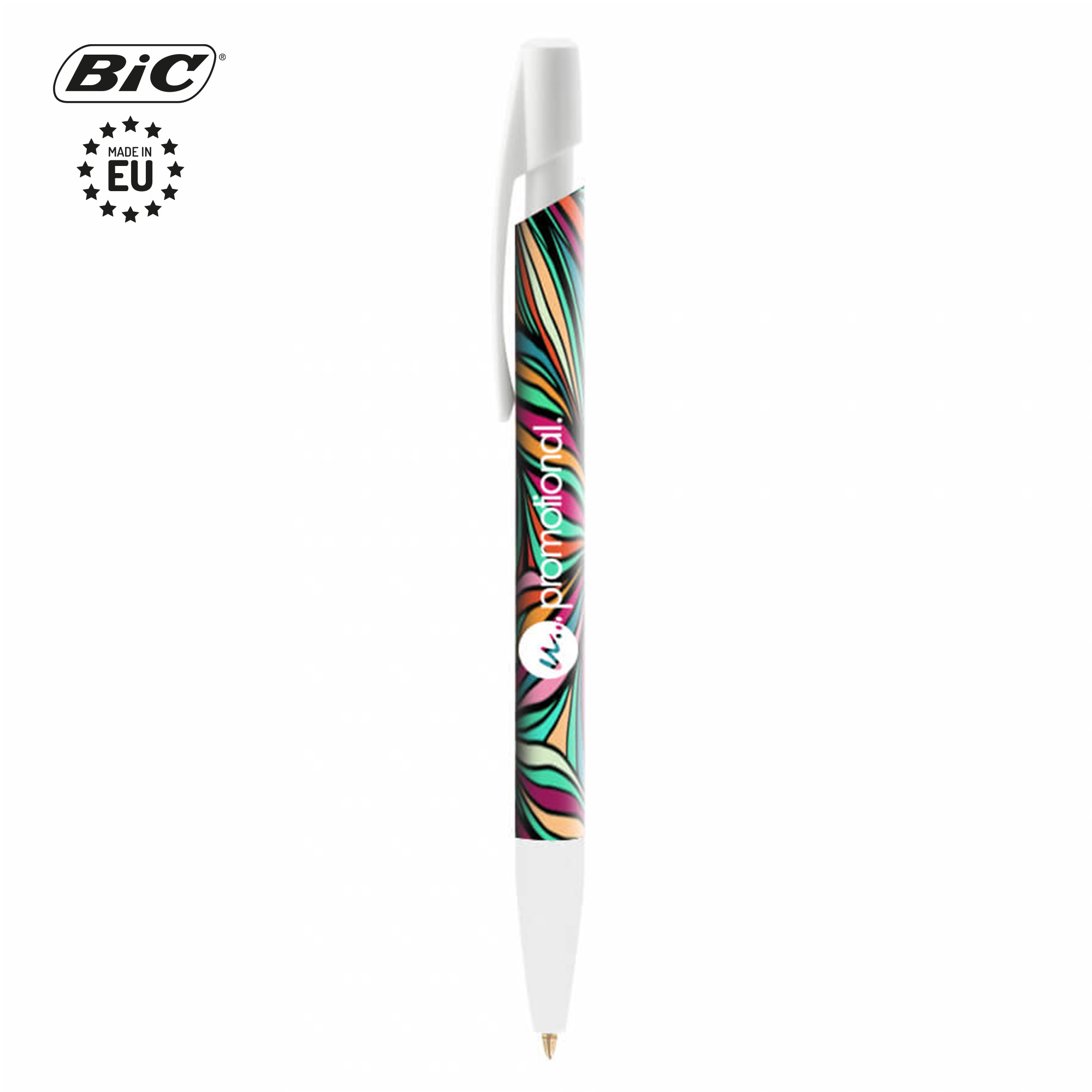 BIC | Stylo à bille éco | Plastique recyclé | Quadrichromie