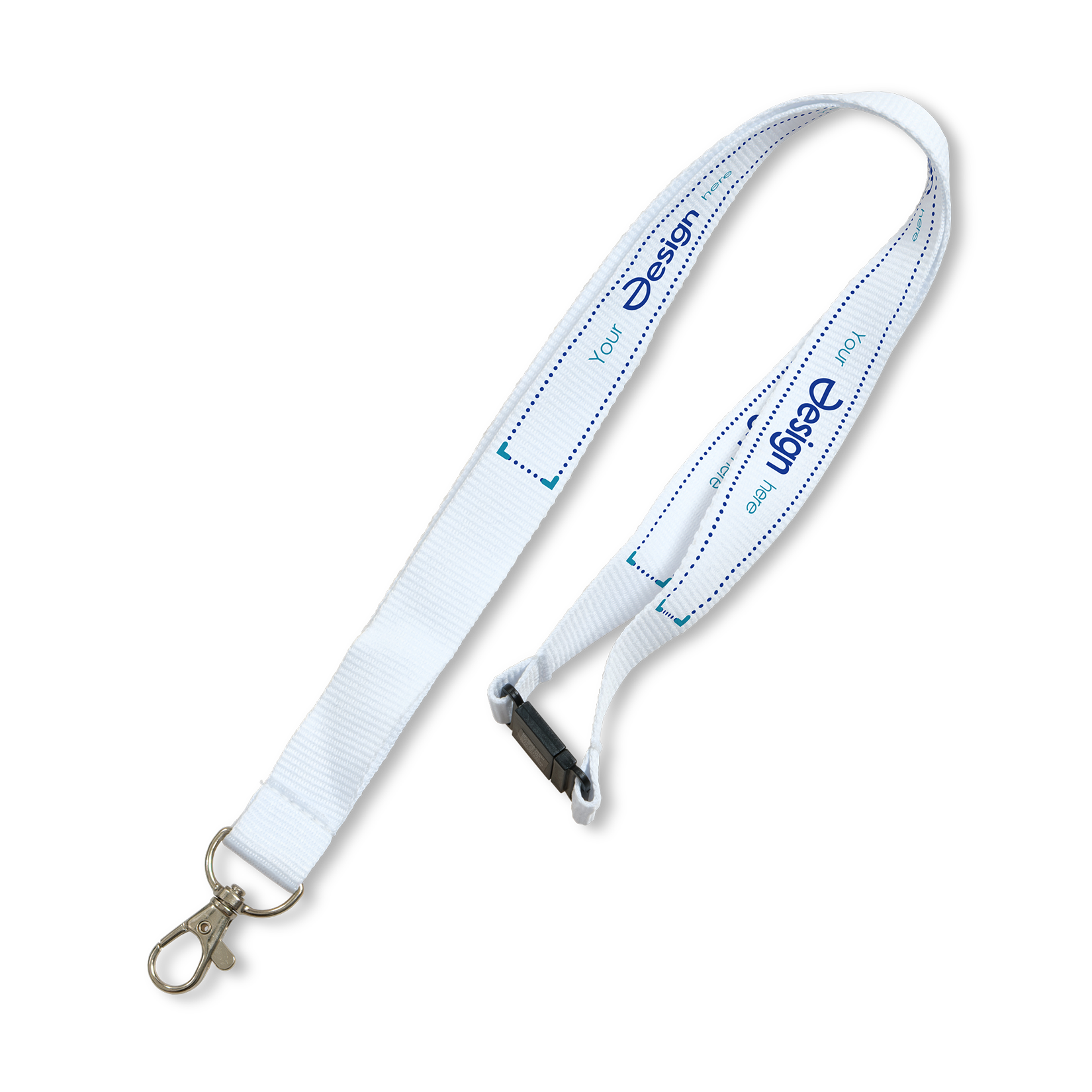 Tour de cou - 20 mm | Couleurs variées | Mousqueton & fermoir de sécurité