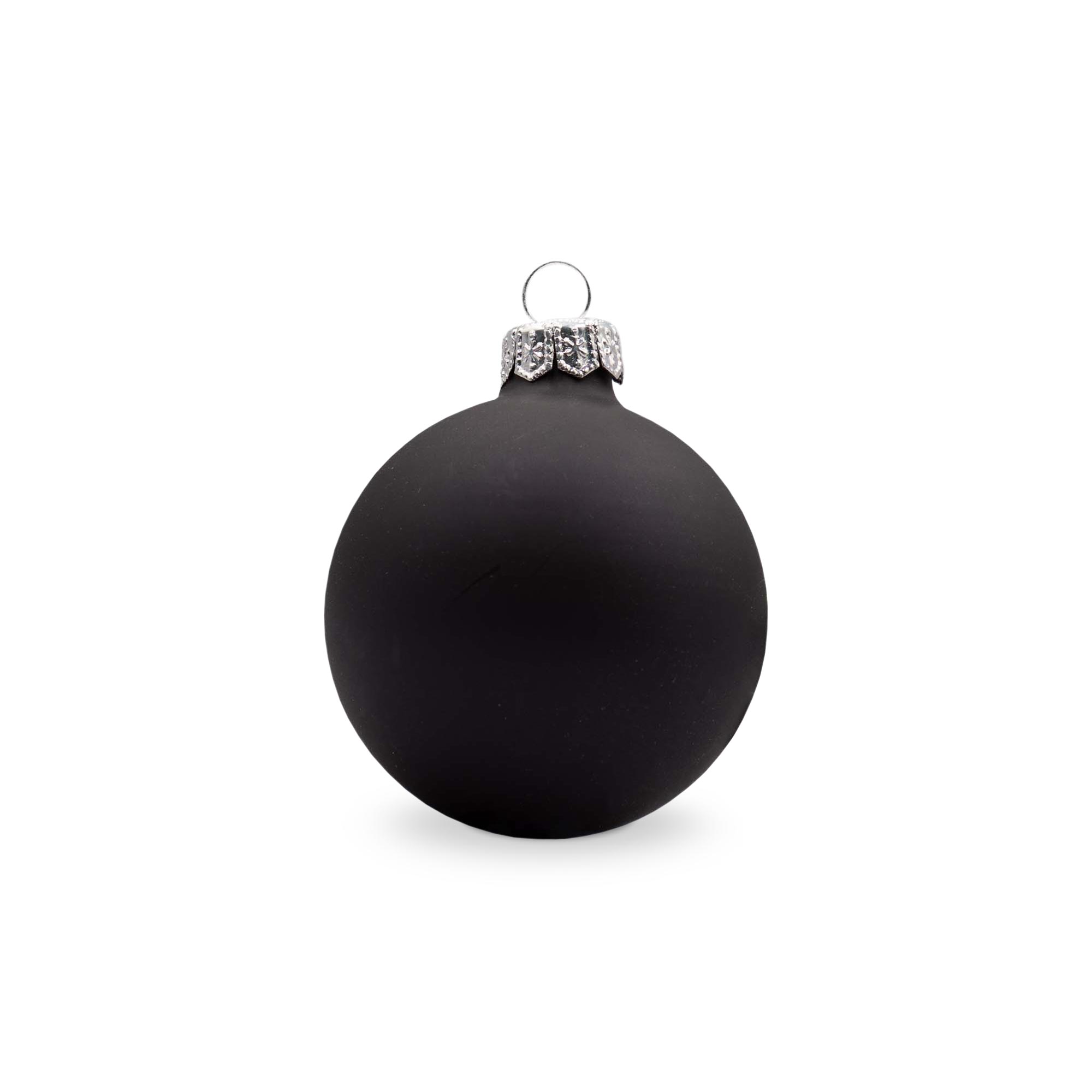 Boule de Noël - Suspension argentée | Mat | Full colour | 66 mm