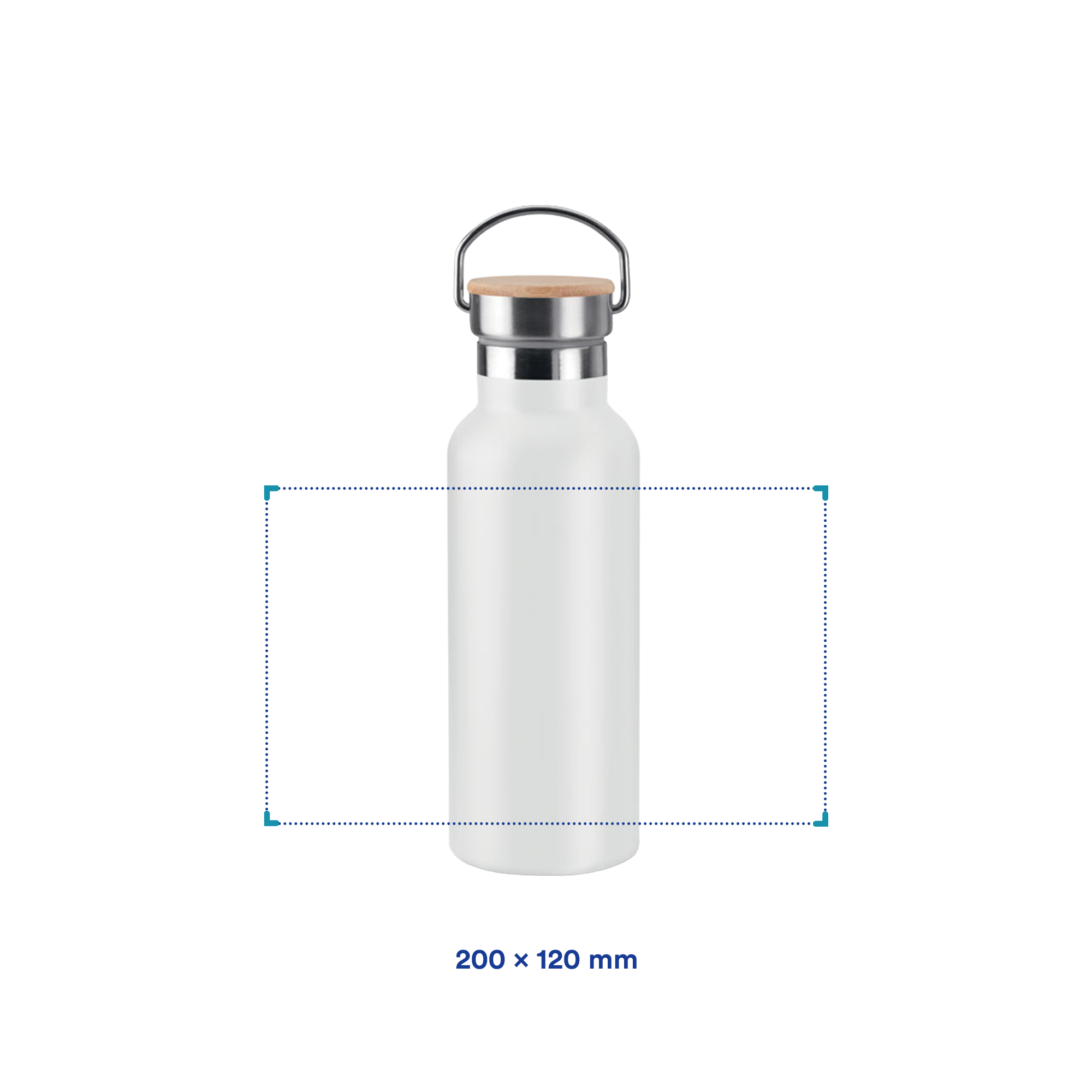 Bouteille isotherme - 500 ml | Impression 1 couleur