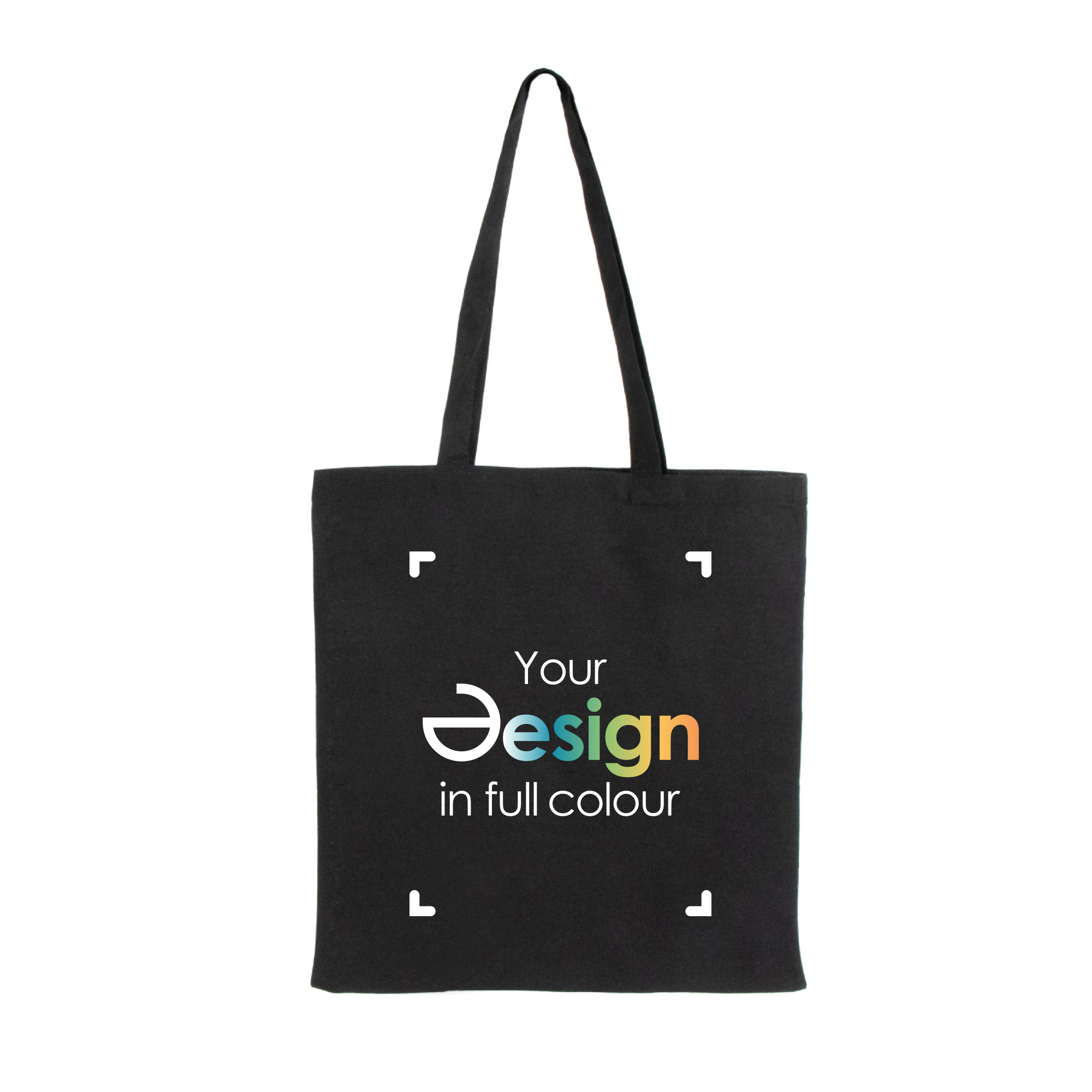 Sac en coton coloré | 140 g/m2 | Grande surface d'impression