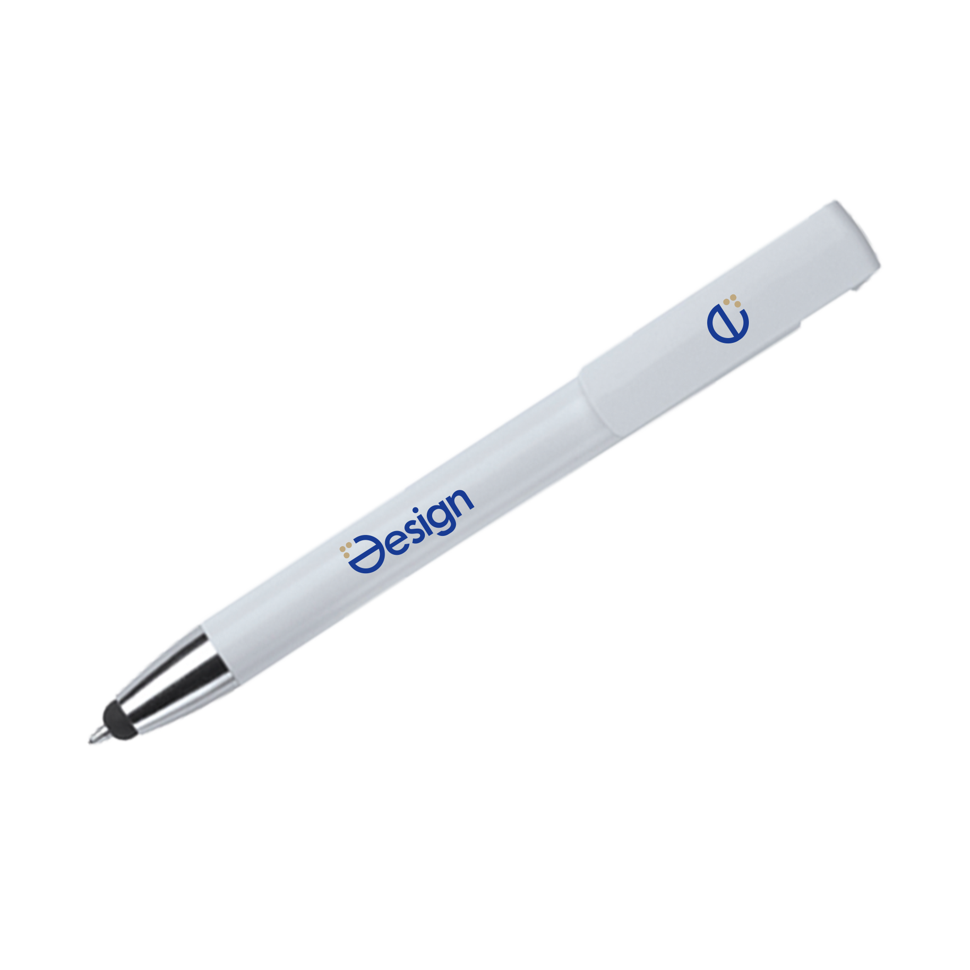 Stylo stylet | Multifonctionnel | Avec support téléphone | Impression jusqu'à 4 couleurs