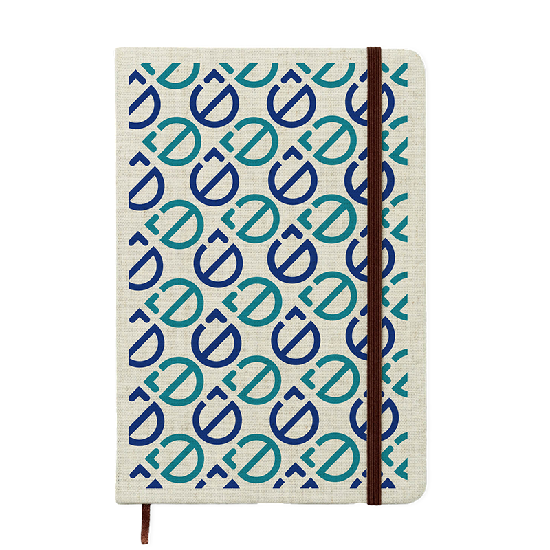 Carnet - A5 | Couverture en toile | 96 feuilles