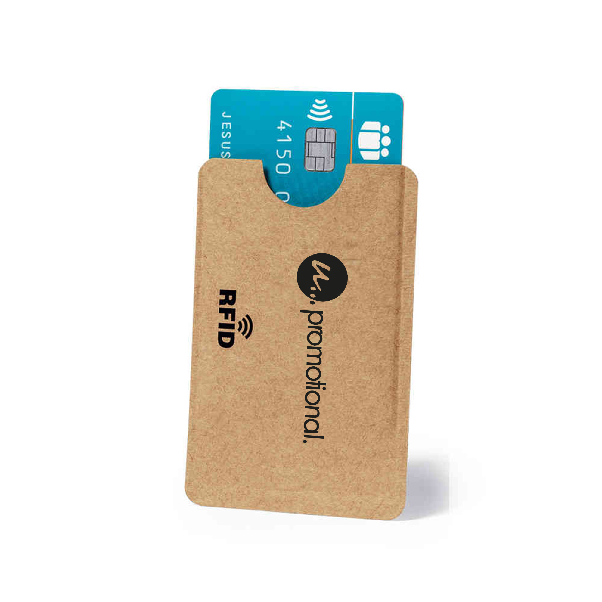 Porte-cartes | Papier recyclé | 1 compartiment | Impression 1 couleur