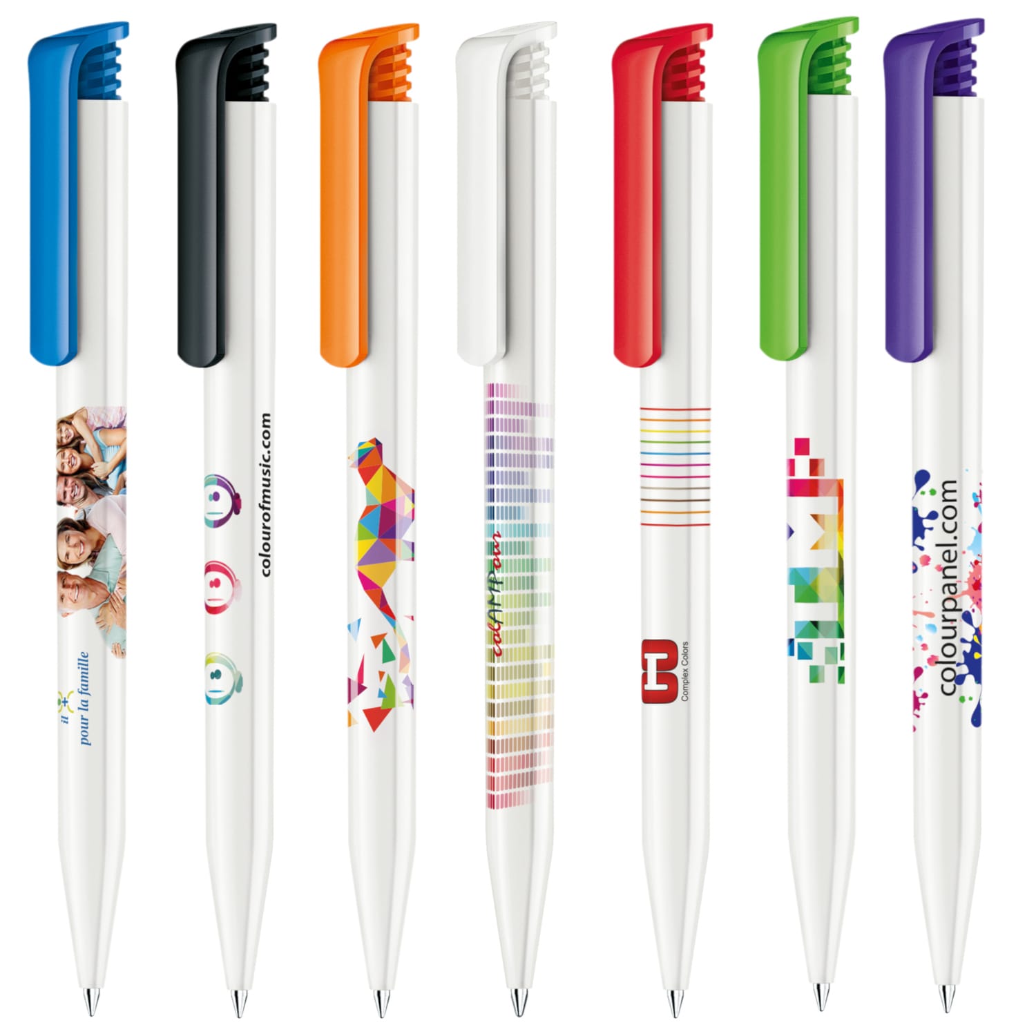 Stylo à bille Senator | Clip coloré | Fabriqué en Europe