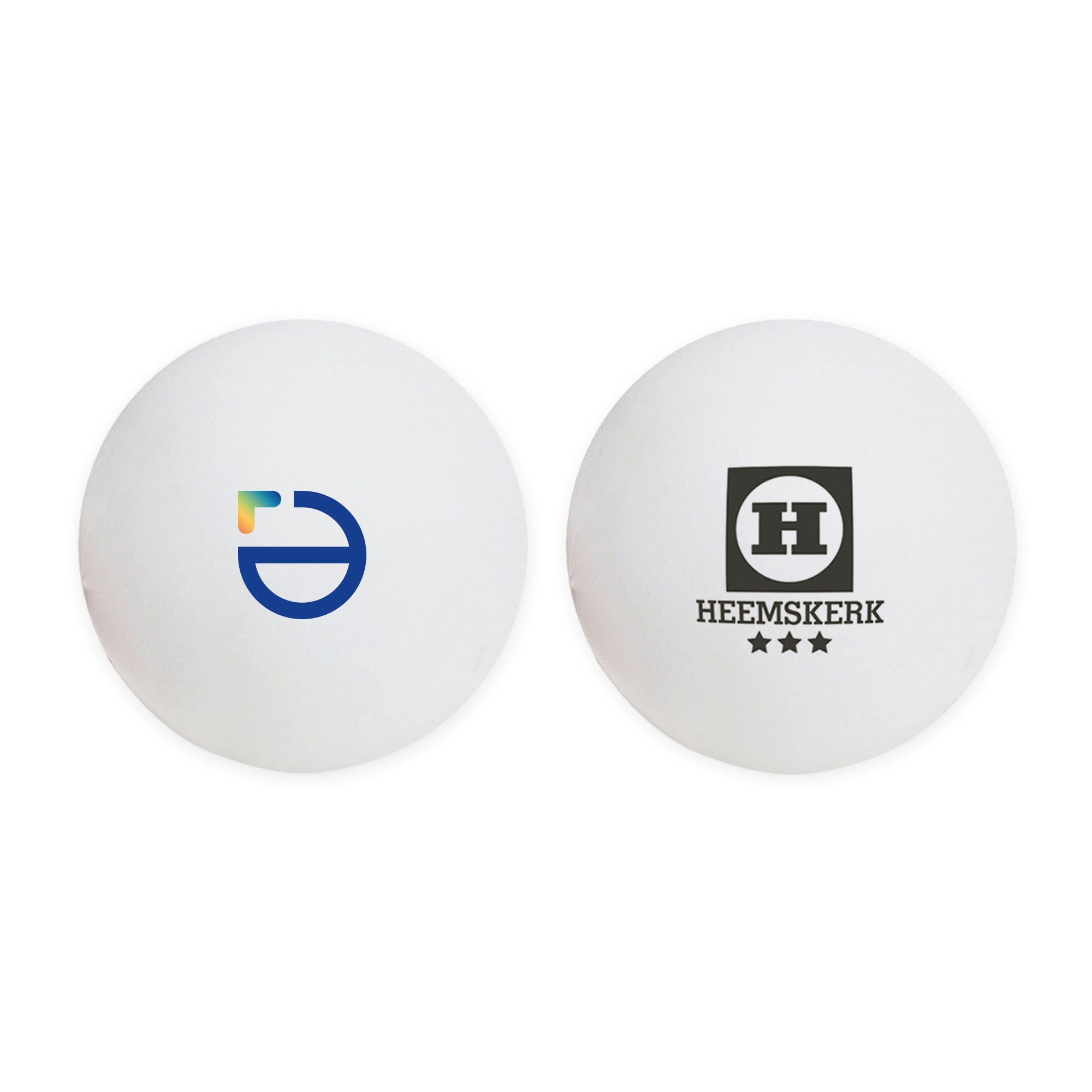 Balles de tennis de table - Luxe | 3 étoiles | 40 mm | Quadrichromie
