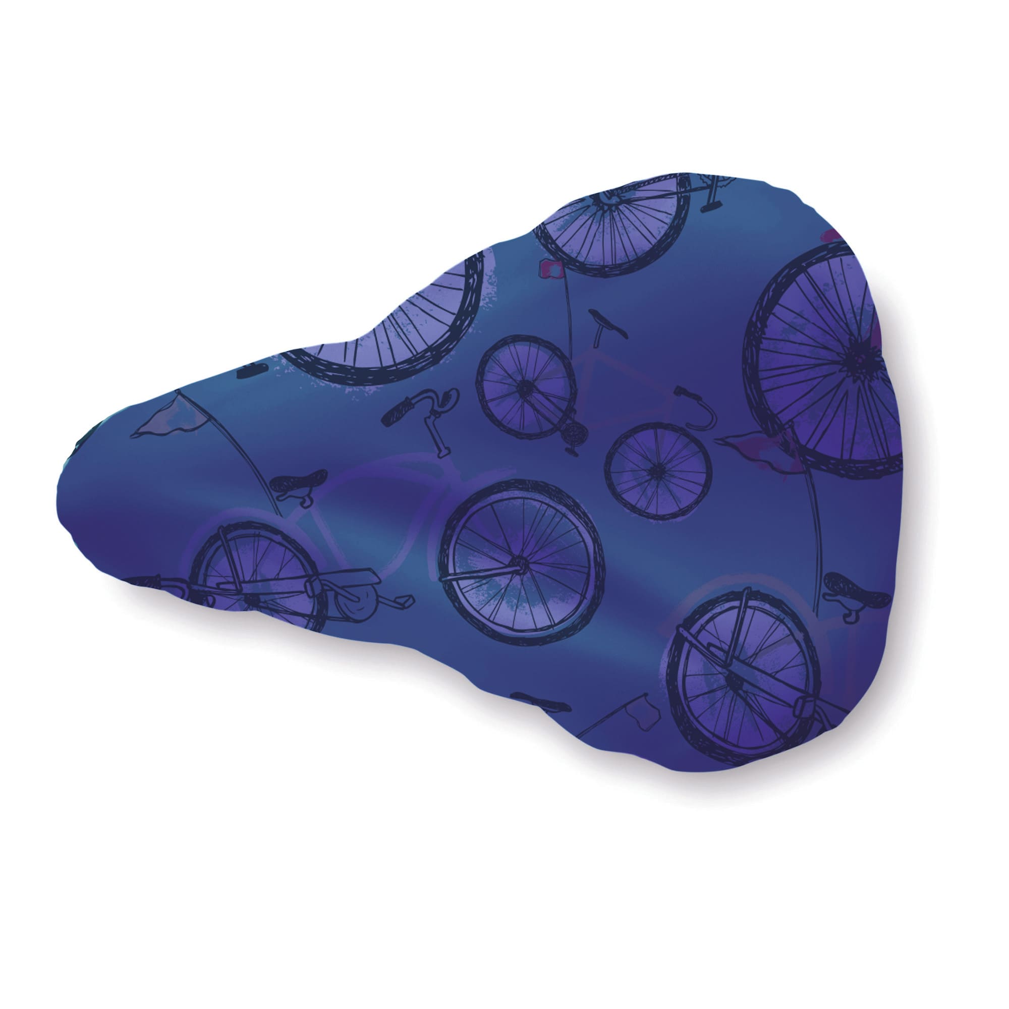 Housse de selle | Polyester 210T | Quadrichromiee
