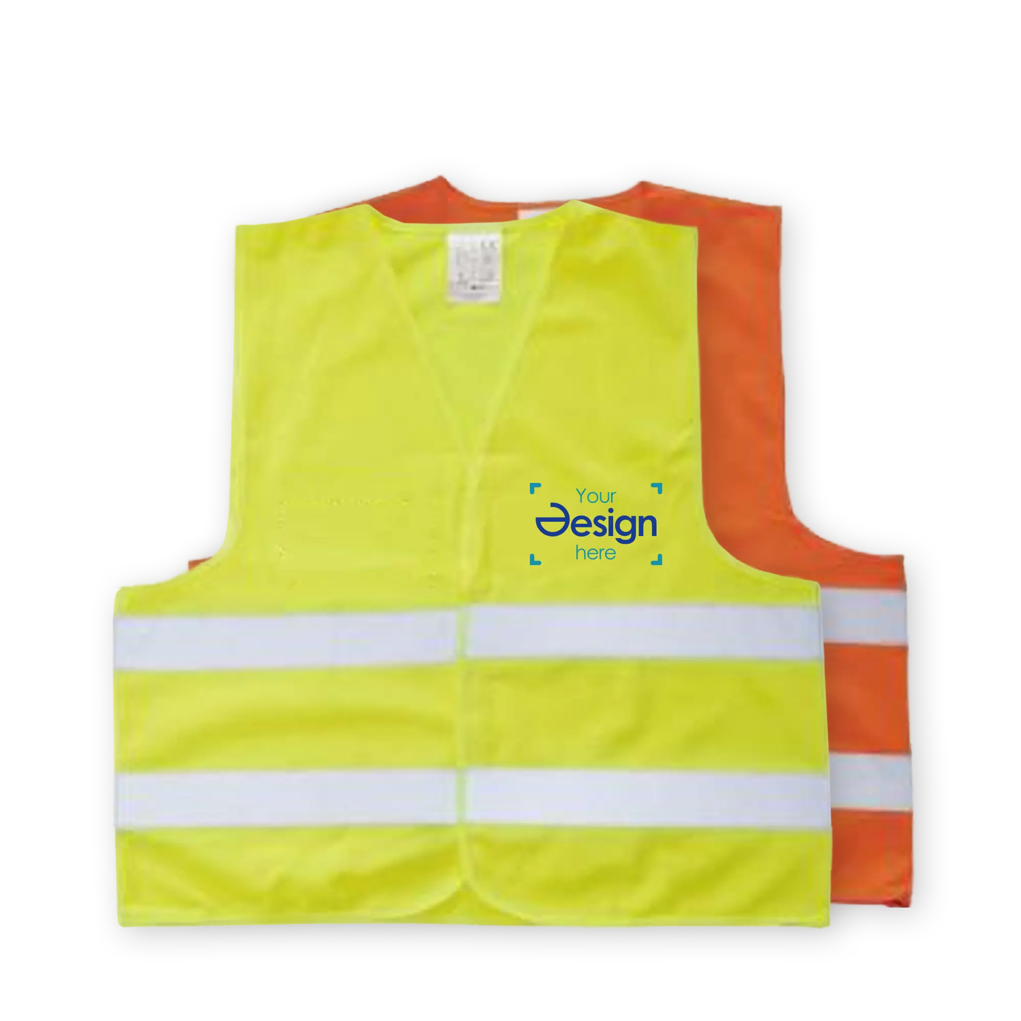 Gilet de sécurité | Taille unique | Imprimé sur la poitrine et le dos | ISO20471