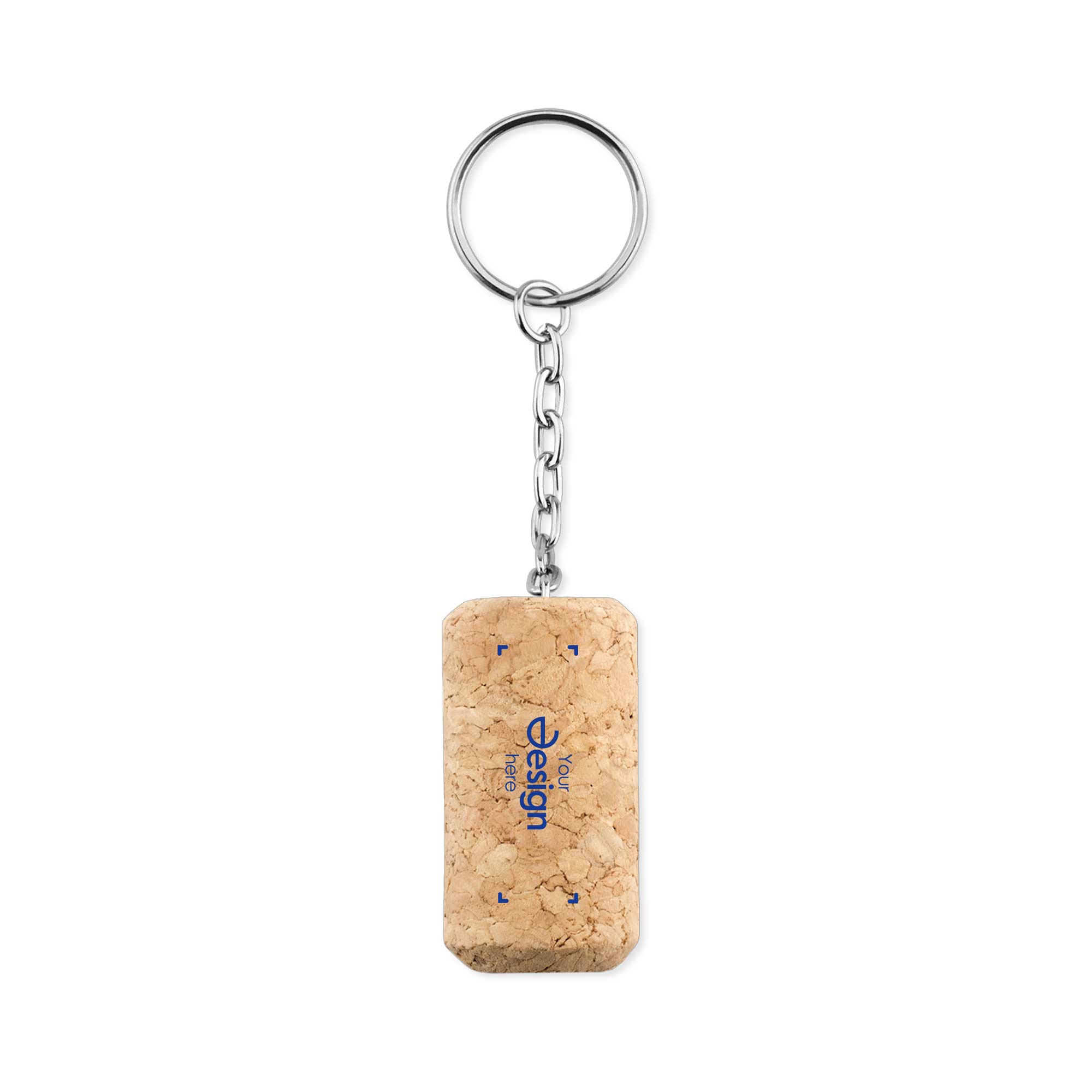Porte-clés | Avec liège | Impression 1 couleur