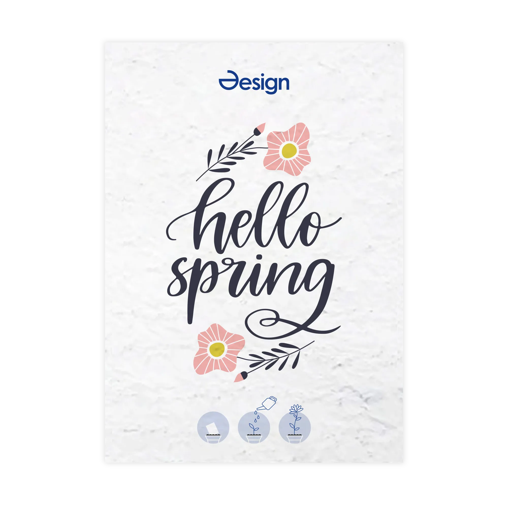 Papier ensemencé – Format A4 | 200 g/m² | Qualité premium | Quadrichomie