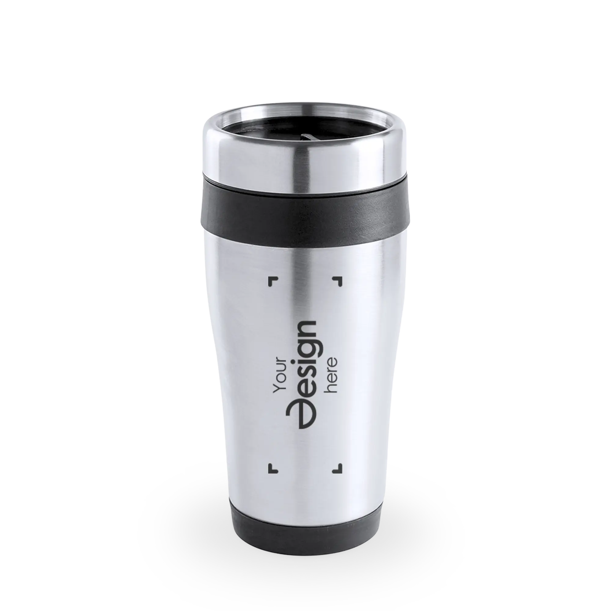 Mug isotherme - 450 ml  | Acier inoxydable | Impression 1 couleur