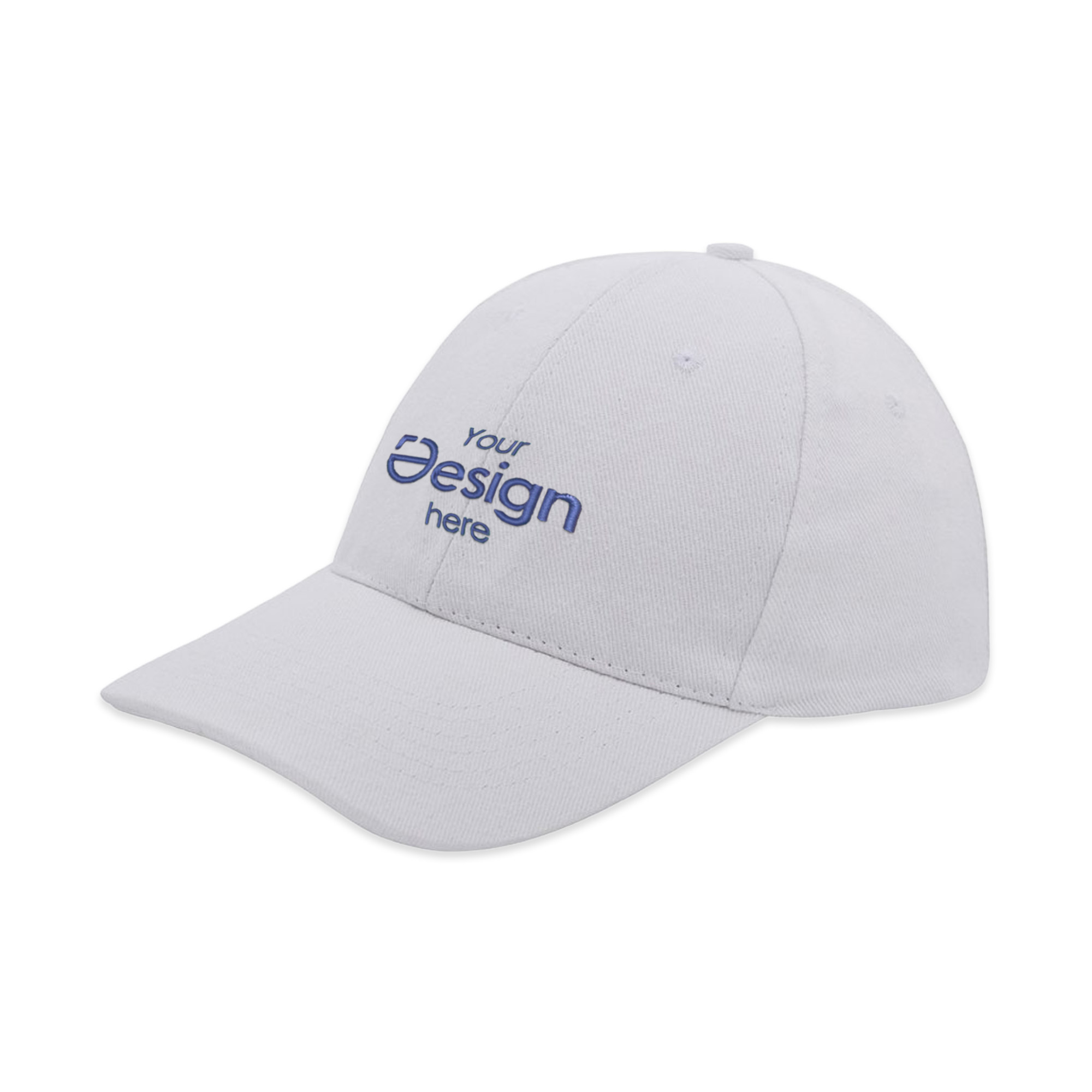 Casquette Nelson – Coton | Pour broderie | Fermoir en métal | 5 panneaux
