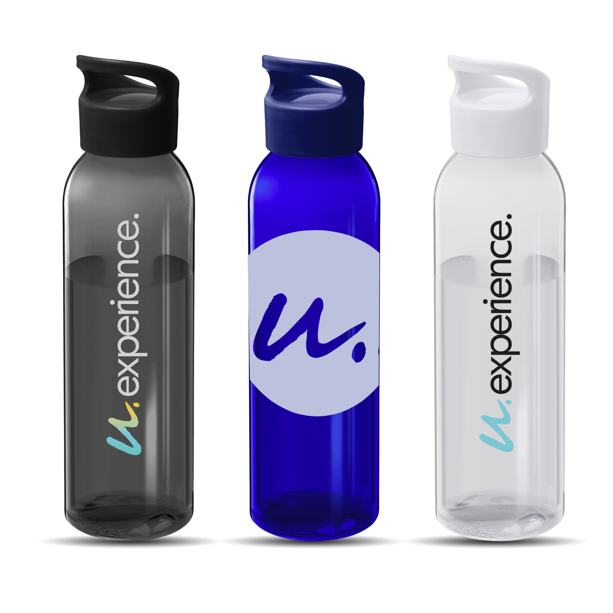 Bouteille d'eau Sky - 650 ml | Impression en 1 couleur ou en quadrichromie