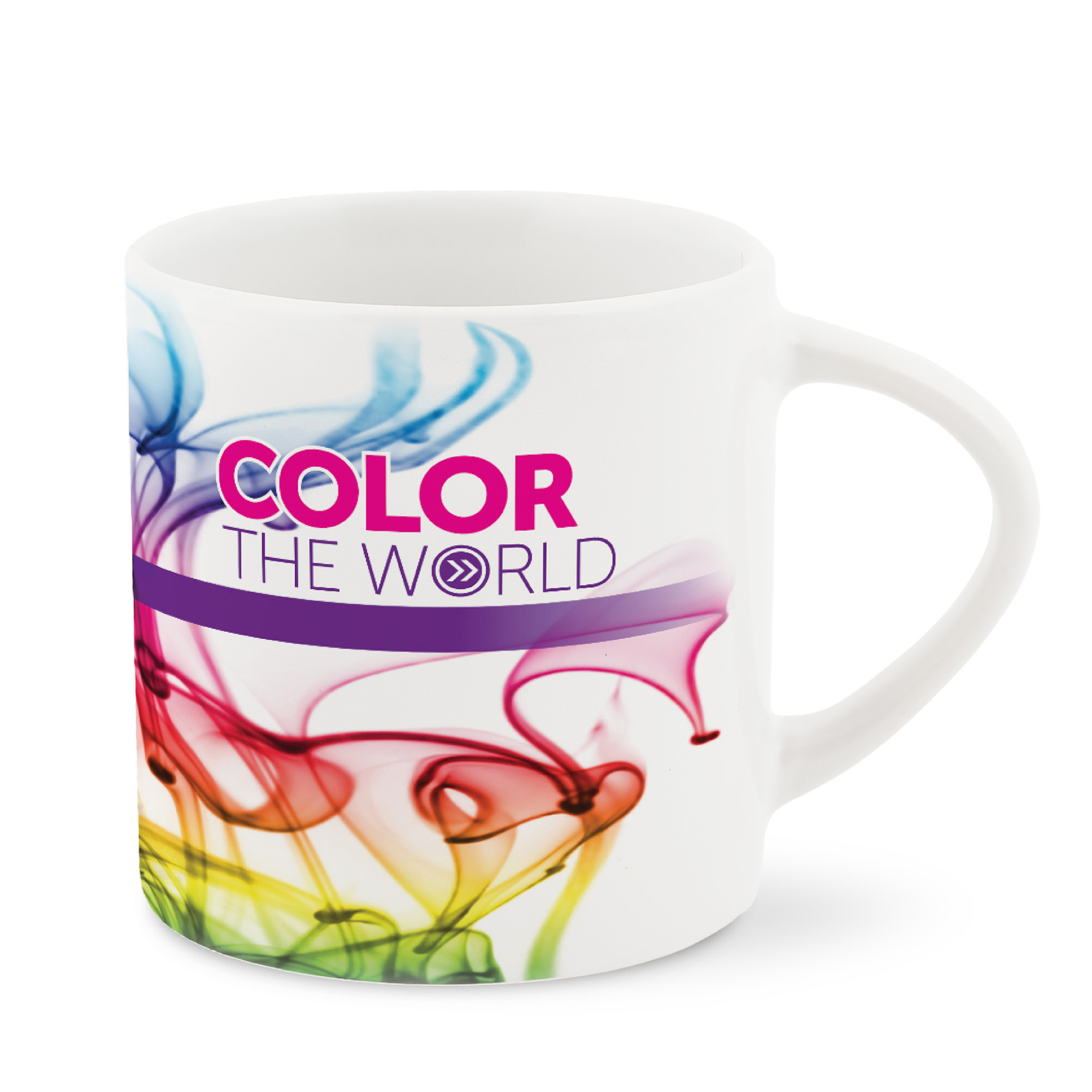 Mug photo petit – 180 ml | Céramique brillante | Impression tout autour