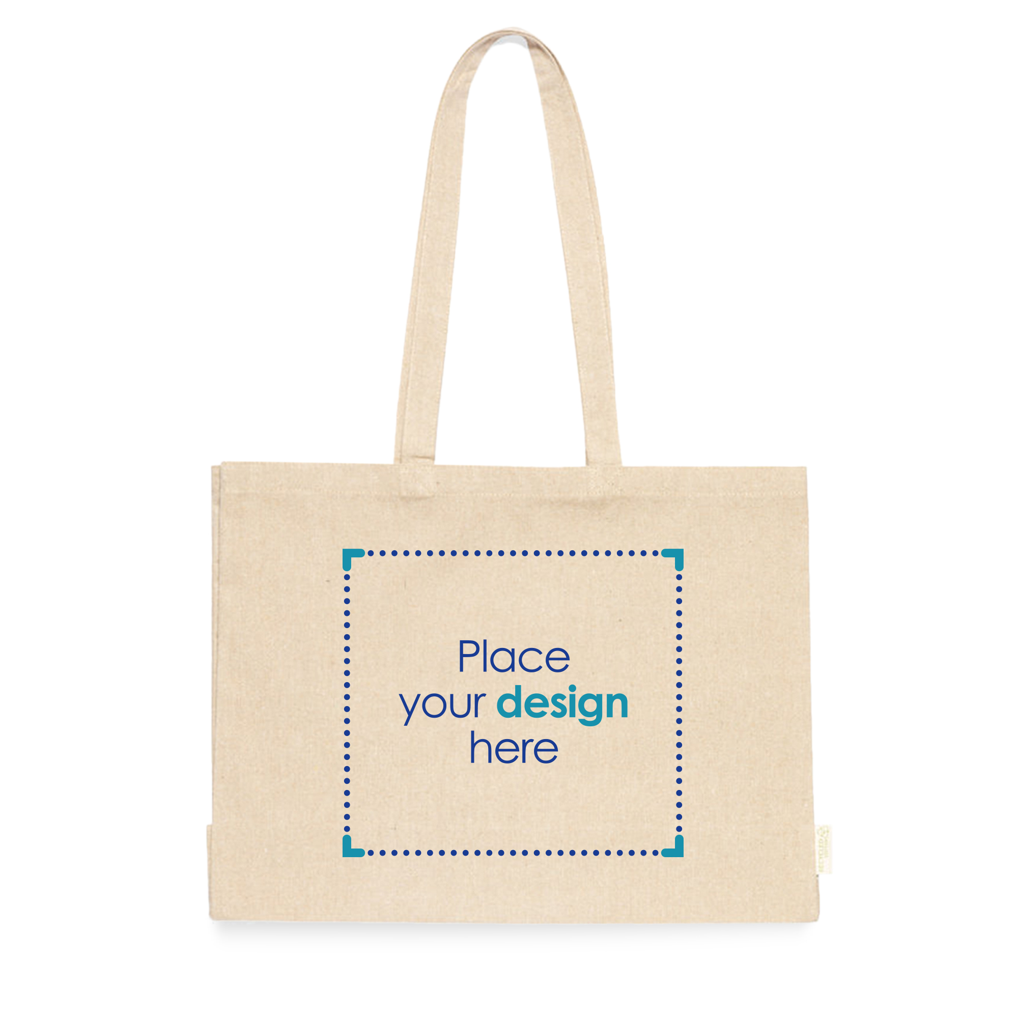 Sac en coton | Fabriqué à partir de coton recyclé | 240 g/m2 | Impression jusqu'à 4 couleurs