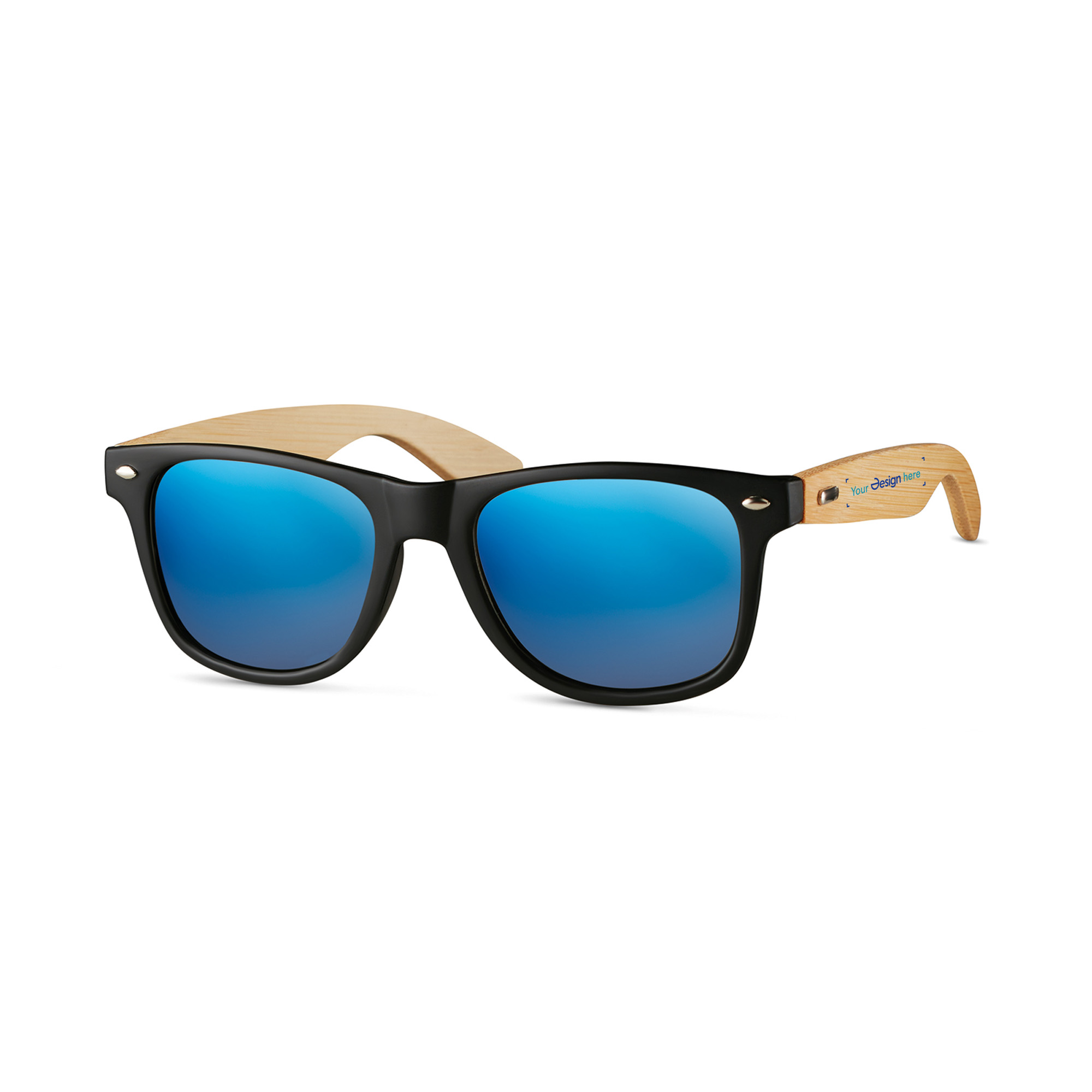 Lunettes de soleil éco - UV400 | Rapide | Monture en bambou