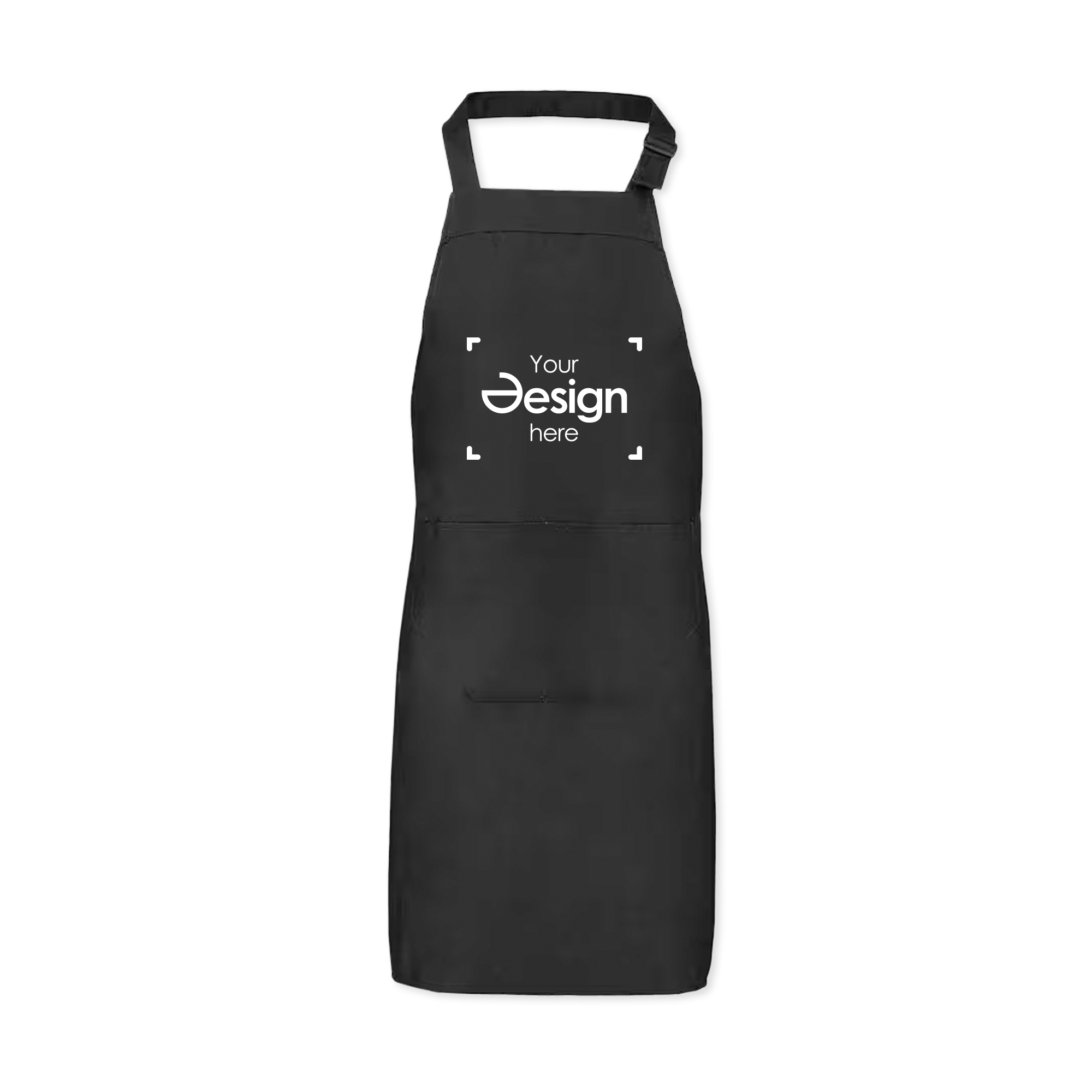 Tablier coloré | Polyester/coton | Lanière de cou réglable | Fabriqué en Europe