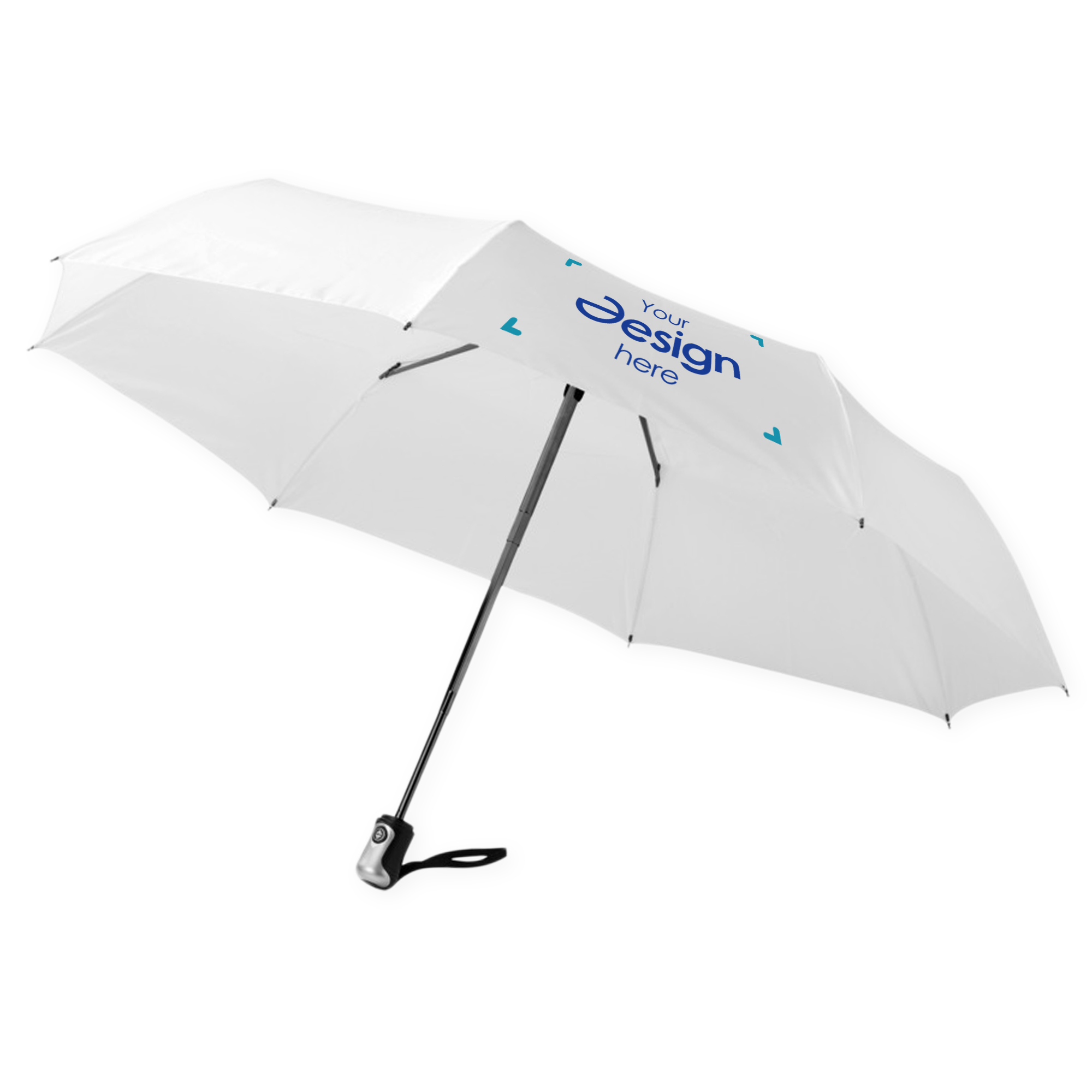 Parapluie coloré - Ø 98 cm | Pliable | Jusqu'à 4 couleurs d'impression
