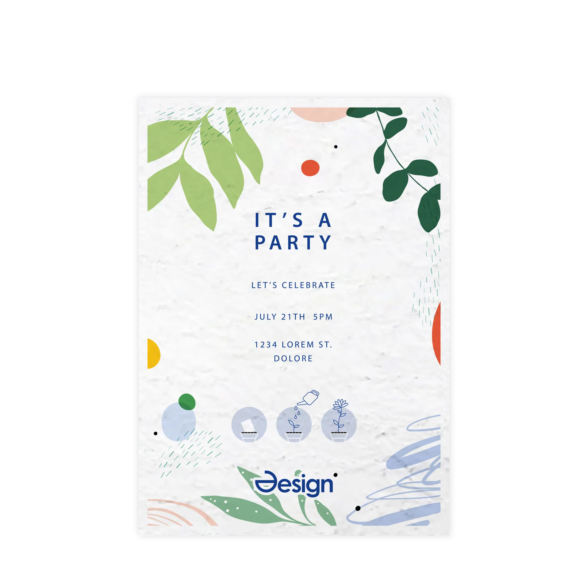 Papier ensemencé – Format A5 | 120 g/m² | Quadrichomie