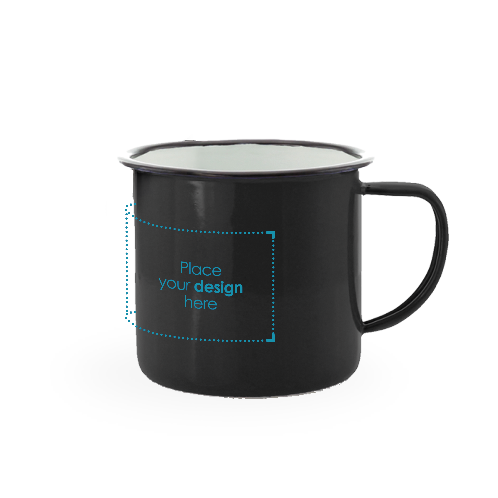 Mug en émail - 350 ml | Design vintage