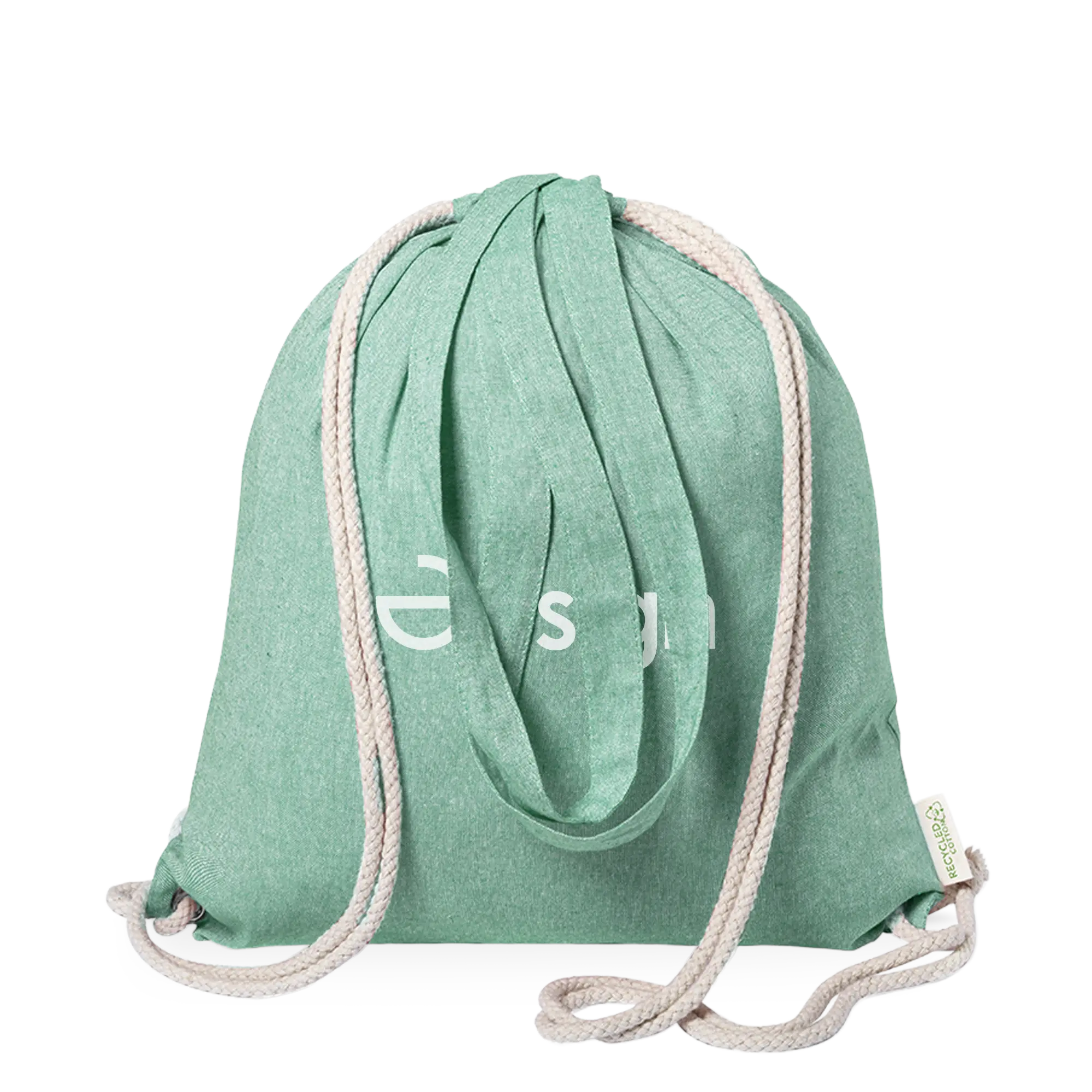 Sac à dos à cordon | Coton recyclé | 140 gr/m2 | Impression jusqu'à 4 couleurs