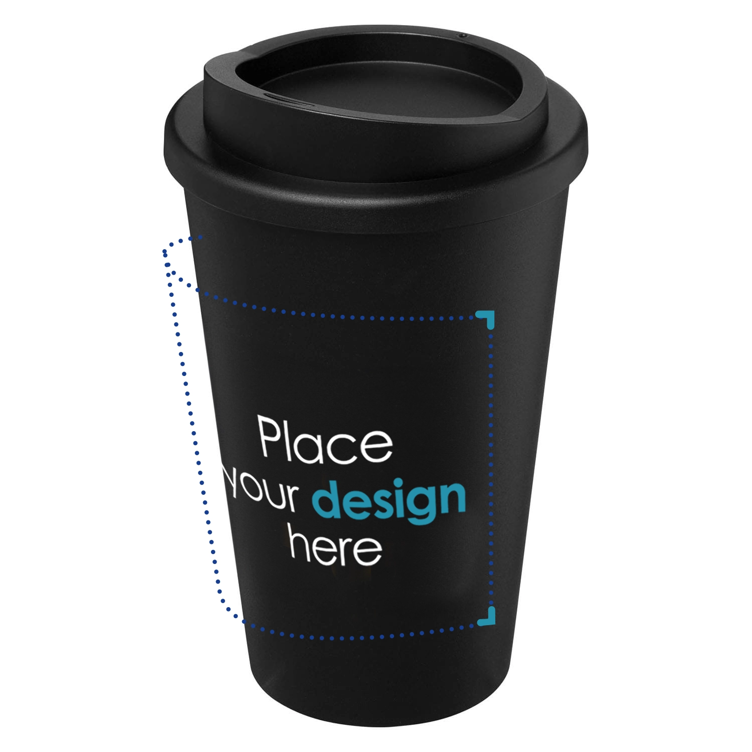 Tasse à emporter - 350 ml | Plastique recyclé | Fabriqué en Europe