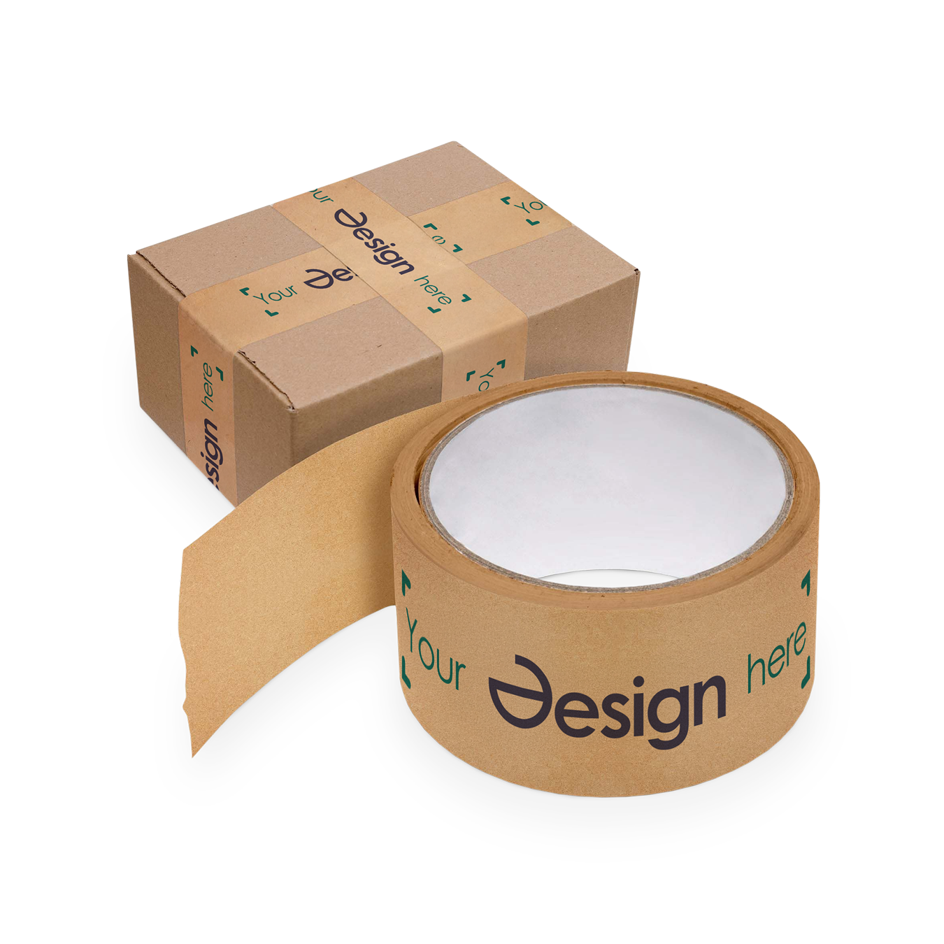 Ruban papier | 48 mm x 50 m | Grande quantité | Fabriqué en Europe