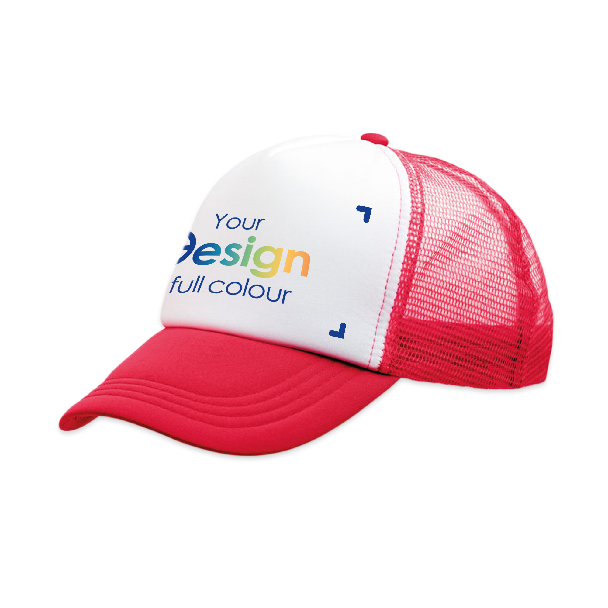 Casquette trucker Fay | 5 panneaux | Polyester | Quadrichromie