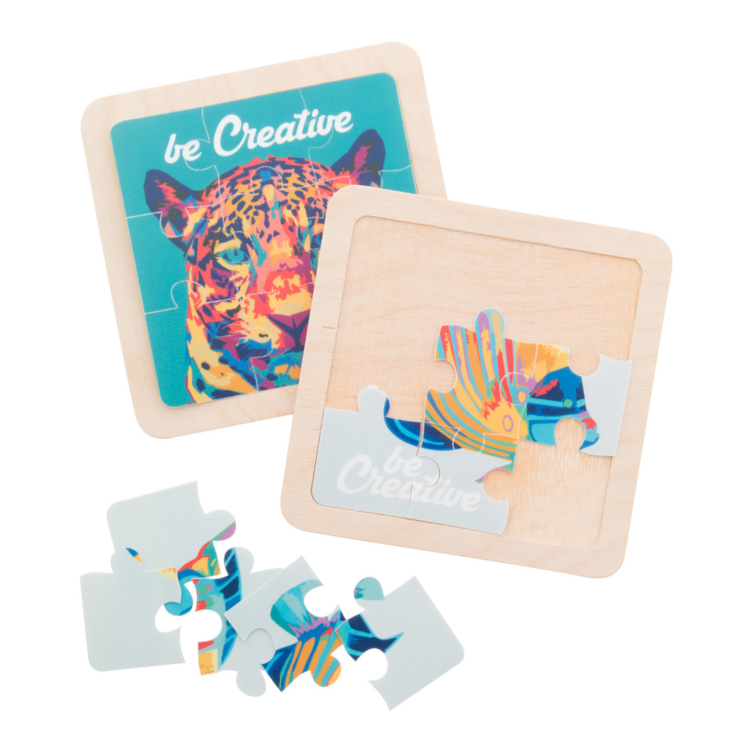 Puzzle – 9 pièces | Support en bois de bouleau laminé | Plastique
