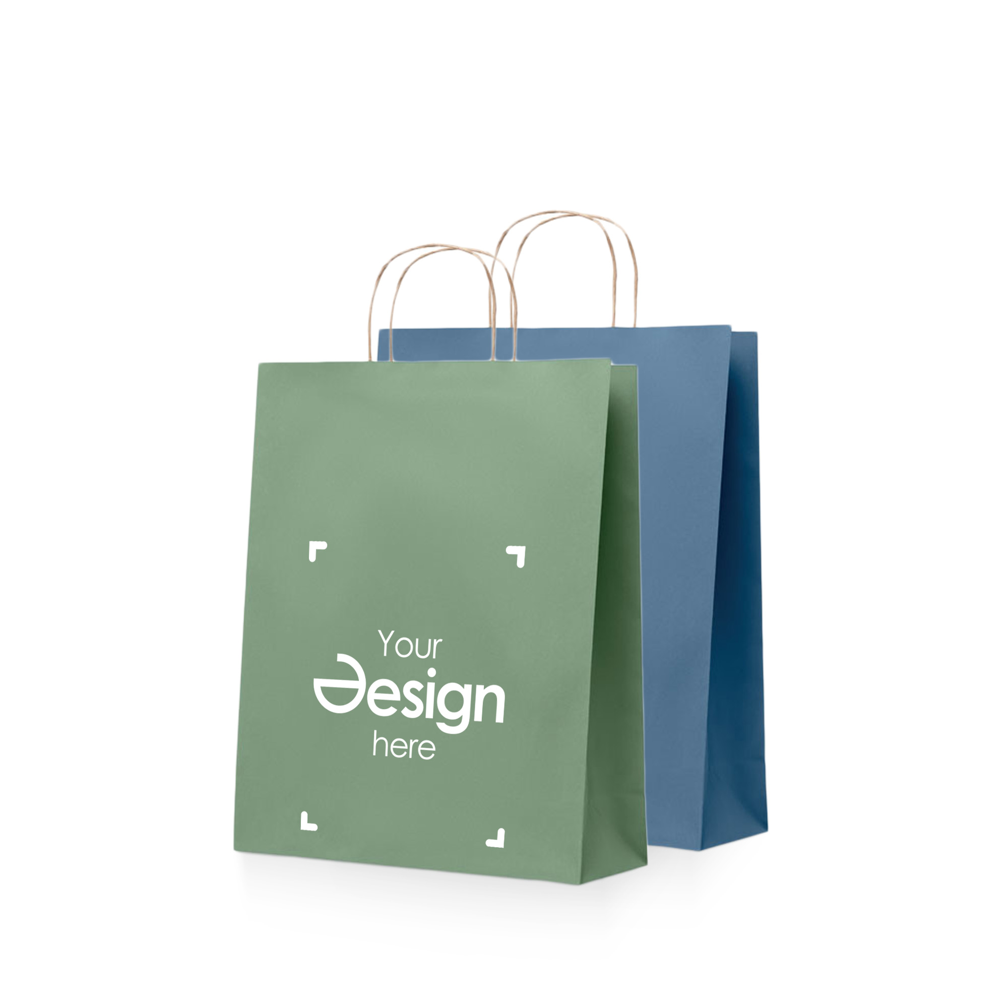Sac en papier coloré | 100 grammes | A4 | Impression jusqu'à 4 couleurs