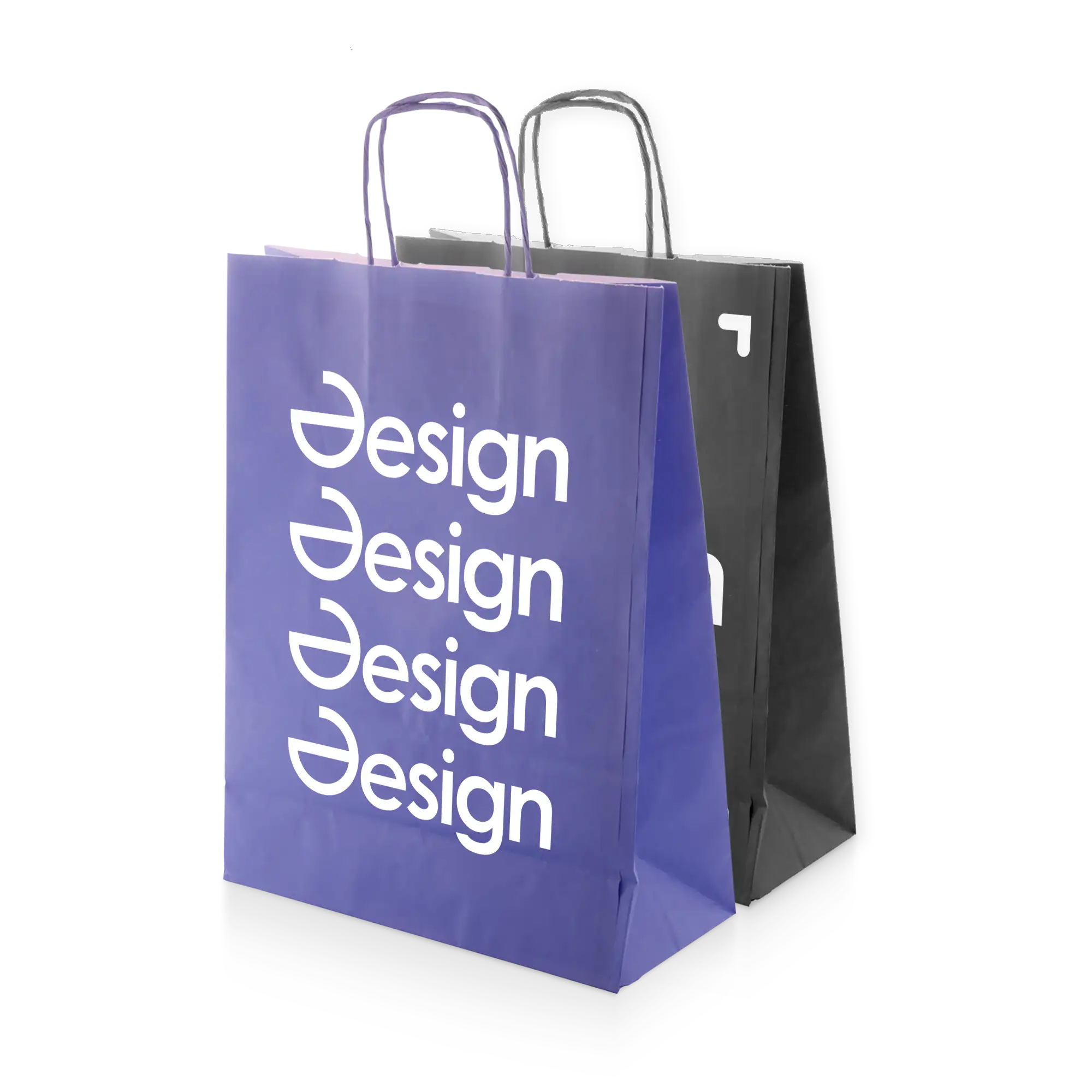 Sac en papier coloré | >A3 | Petite quantité | Jusqu'à 3 couleurs d'impression