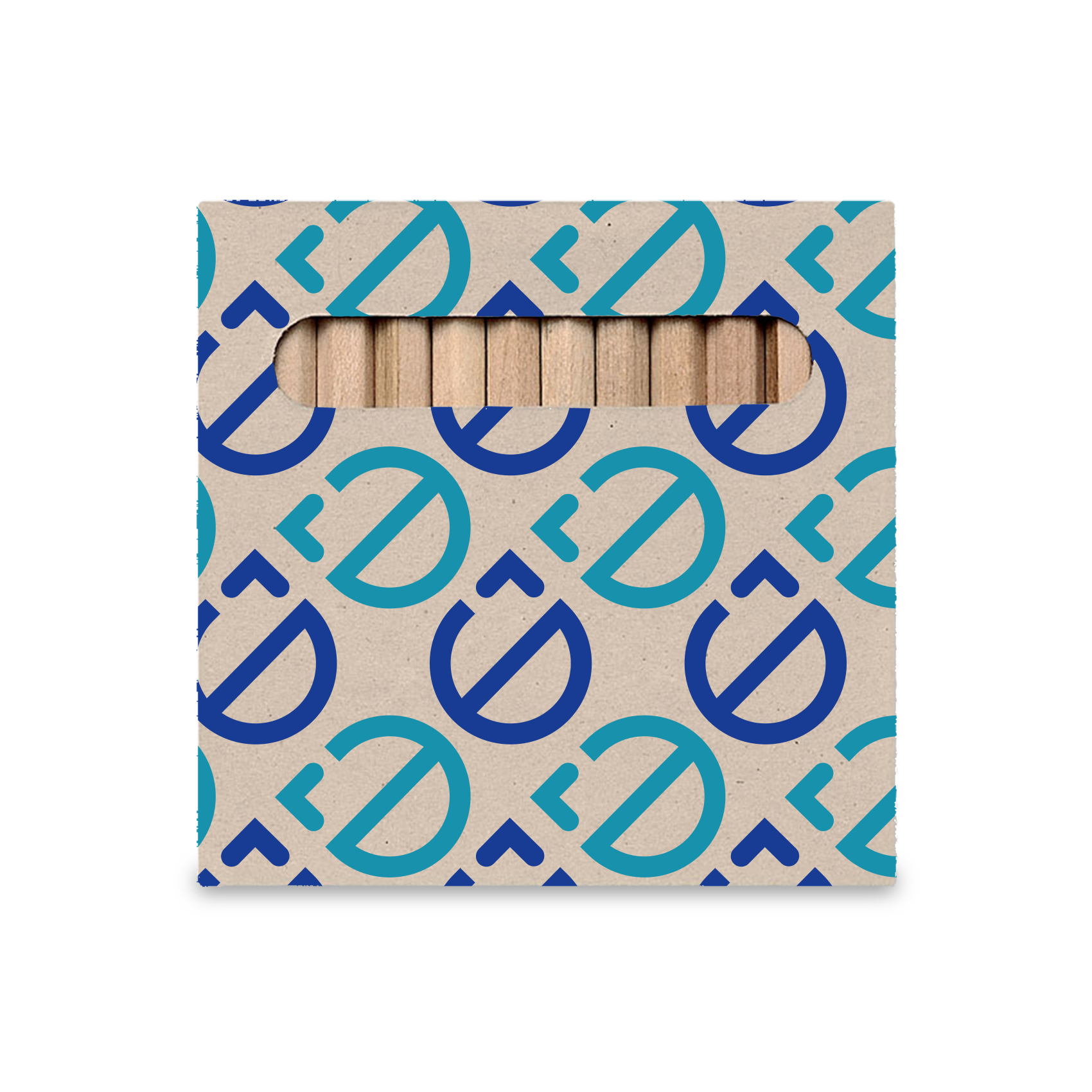Set de crayons | Bois | 12 pièces | Dans une boîte en carton