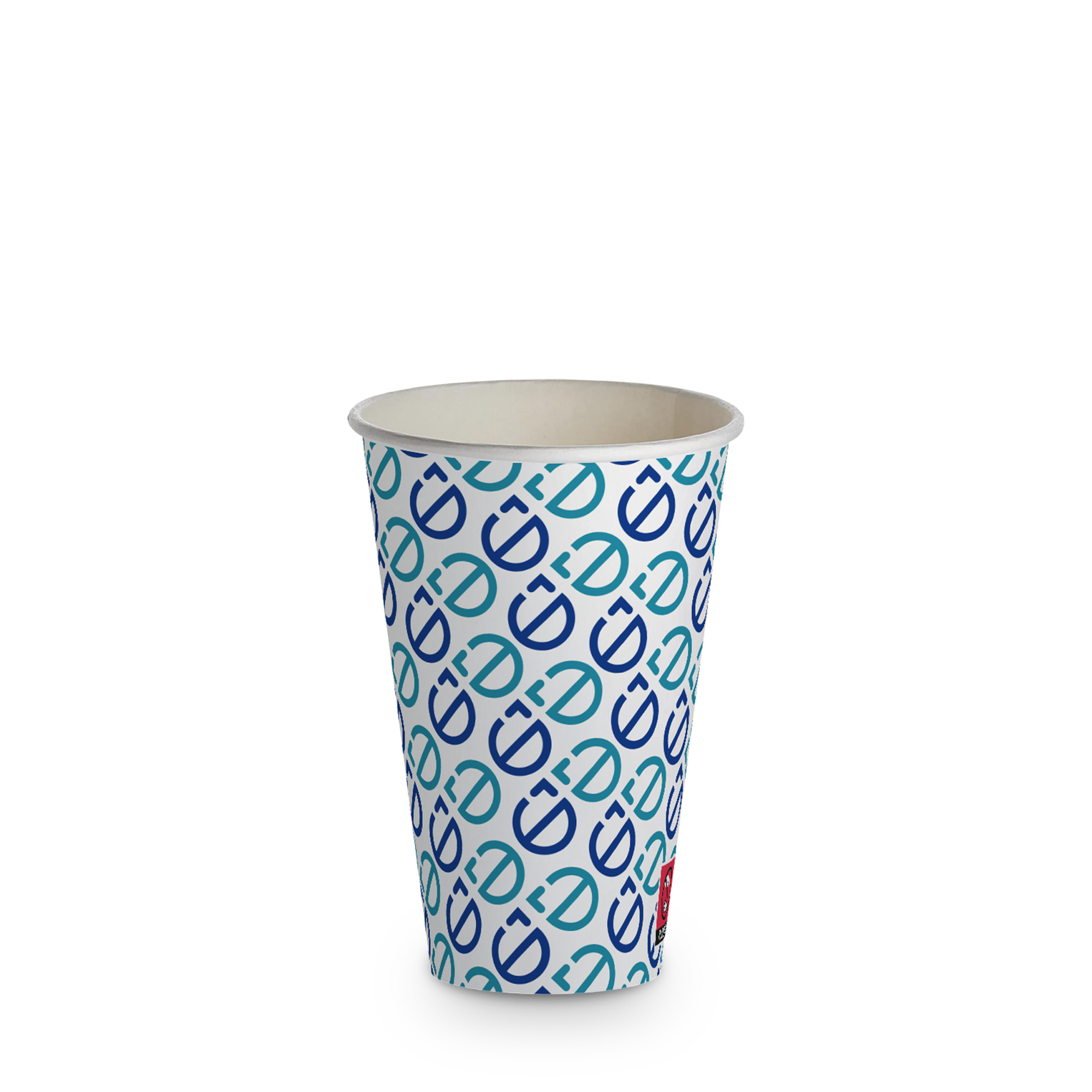 Gobelet en carton Maxi - 180 ml | Simple paroi | Quadrichromiee