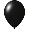 Ballon coloré | 33 cm | Petite quantité | 9485951s noir