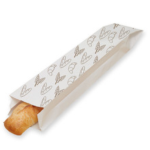 Petit sac à pain | Papier | 10x60x5 cm  | 108KB1060 Blanc