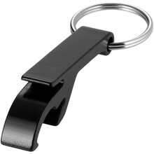 Porte-clés | Décapsuleur | Gravure ou en quadrichromie | max171 Noir