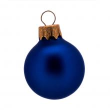 Boule de Noël colorée | Mate | 66mm | 121002 Bleu