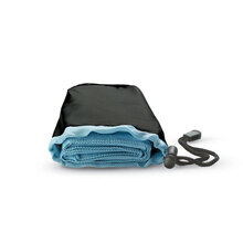 Serviette de sport | En sac nylon | 260 gr/m2  | 80x40 cm | 8756333 Bleu
