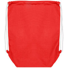 Sac à dos en coton | Impression jusqu'à 4 couleurs | 140 gr/m2 | 1091935 Rouge