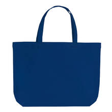 Shopper en coton coloré | Poignes courtes | 140 gr/m2 | 1091936 Bleu