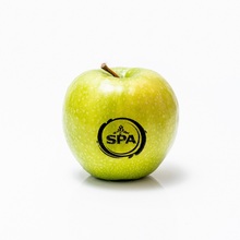 Pommes vertes avec votre logo