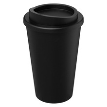 Tasse de café à emporter | Plastique recyclé | Isolé | 92210691 Noir