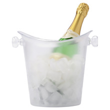 Seau à champagne | Plastique frosted | 8033739 translucide