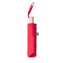 Parapluie | Pliable | Plastique recyclé  | Résistant au vent | Ø 95 cm | 156315 Rouge